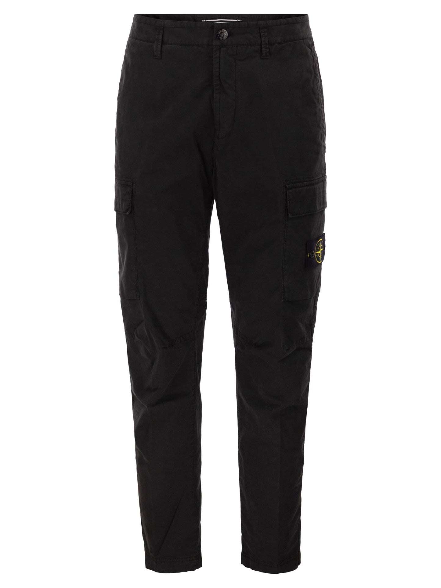 Stone Island Men Regular Tapered Fit Cargo Trousers STONE ISLAND