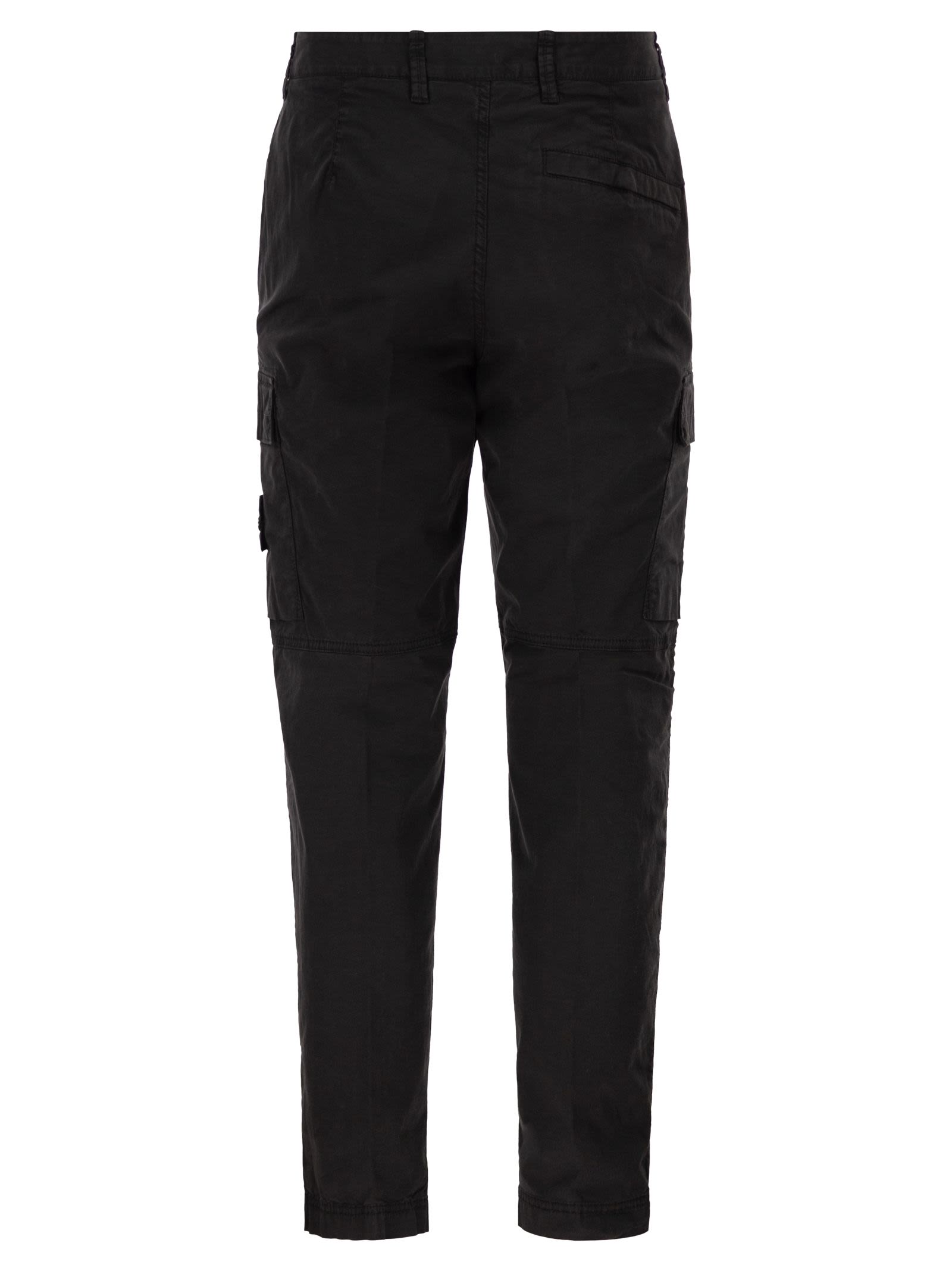 Stone Island Men Regular Tapered Fit Cargo Trousers STONE ISLAND