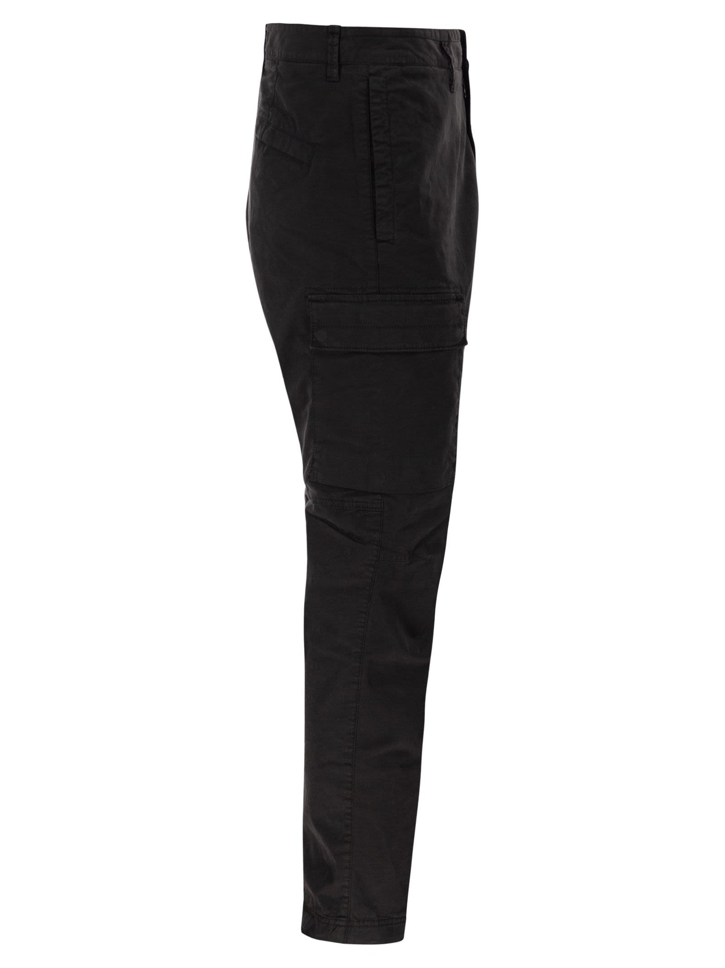 Stone Island Men Regular Tapered Fit Cargo Trousers STONE ISLAND