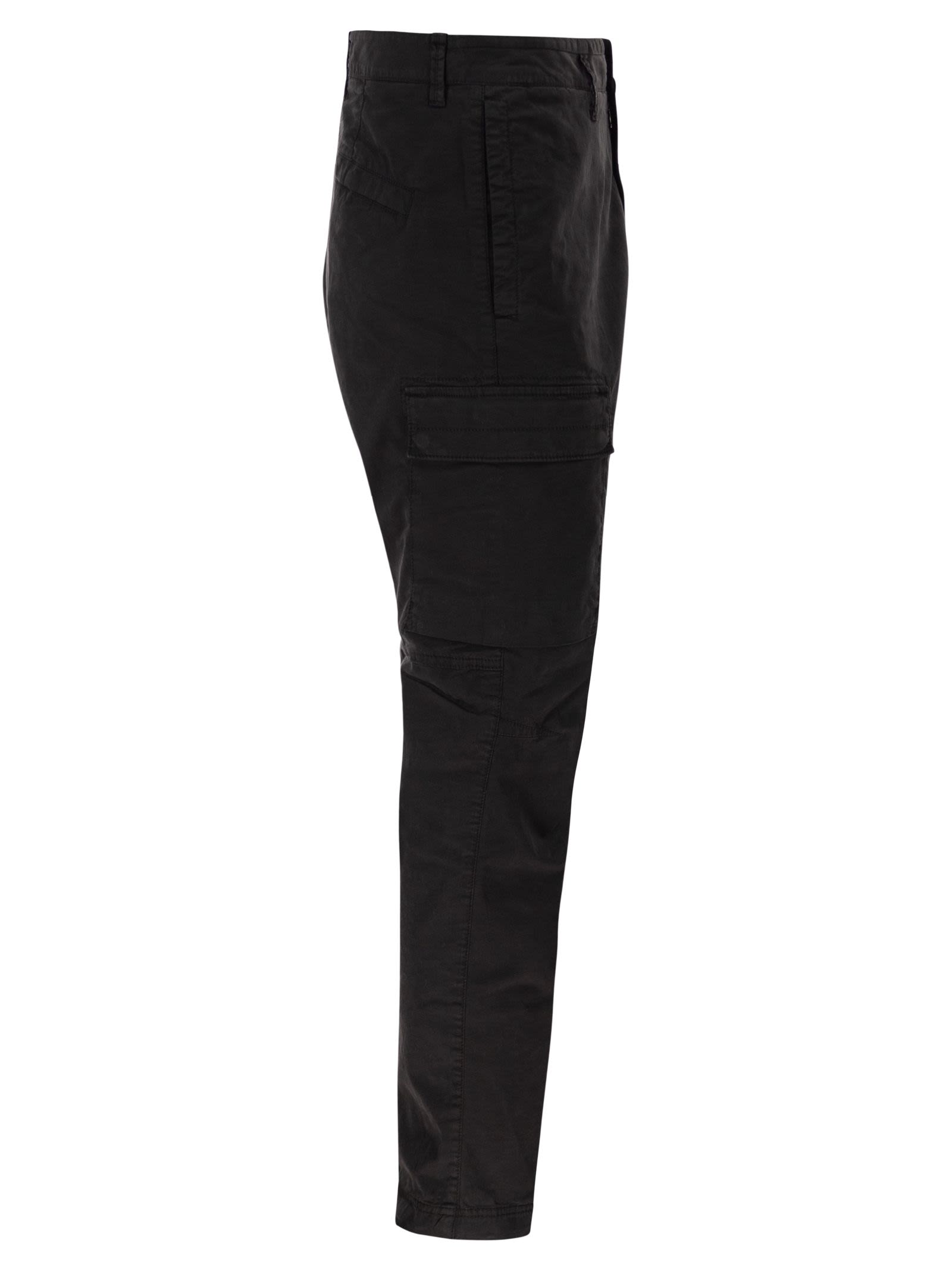 Stone Island Men Regular Tapered Fit Cargo Trousers STONE ISLAND