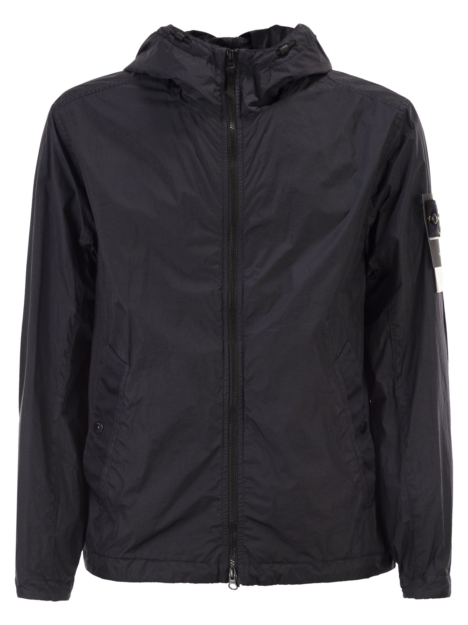 Stone Island Men Water-Repellent And Windproof Jacket With Hood STONE ISLAND