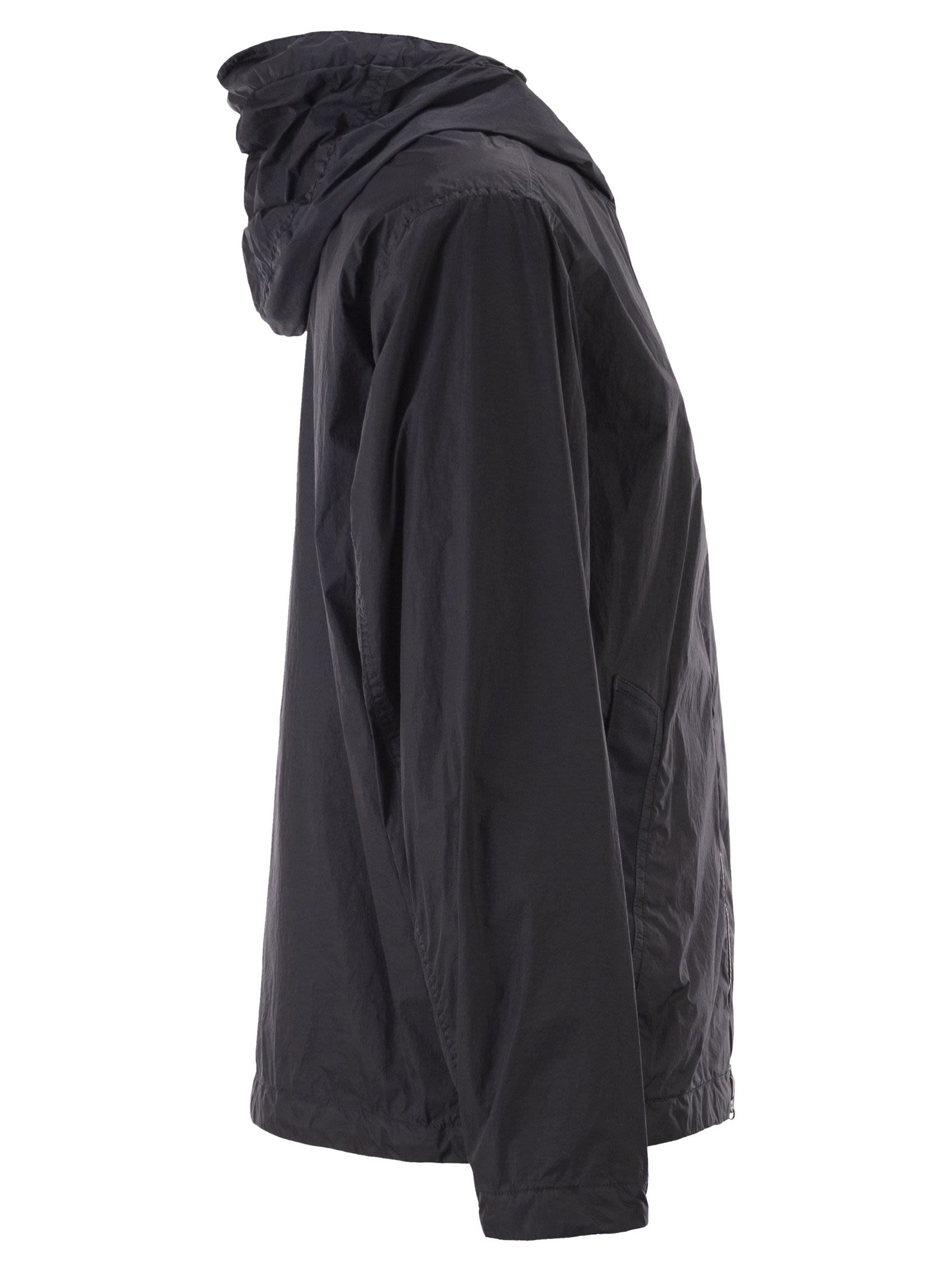 Stone Island Men Water-Repellent And Windproof Jacket With Hood STONE ISLAND