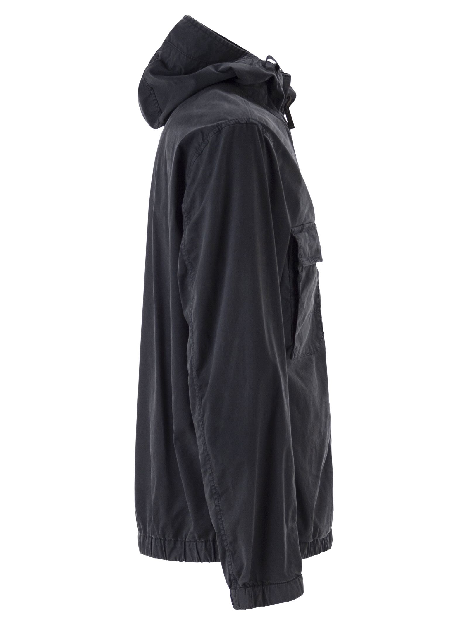 Stone Island Men Jacket With Hood And Drip Guard STONE ISLAND