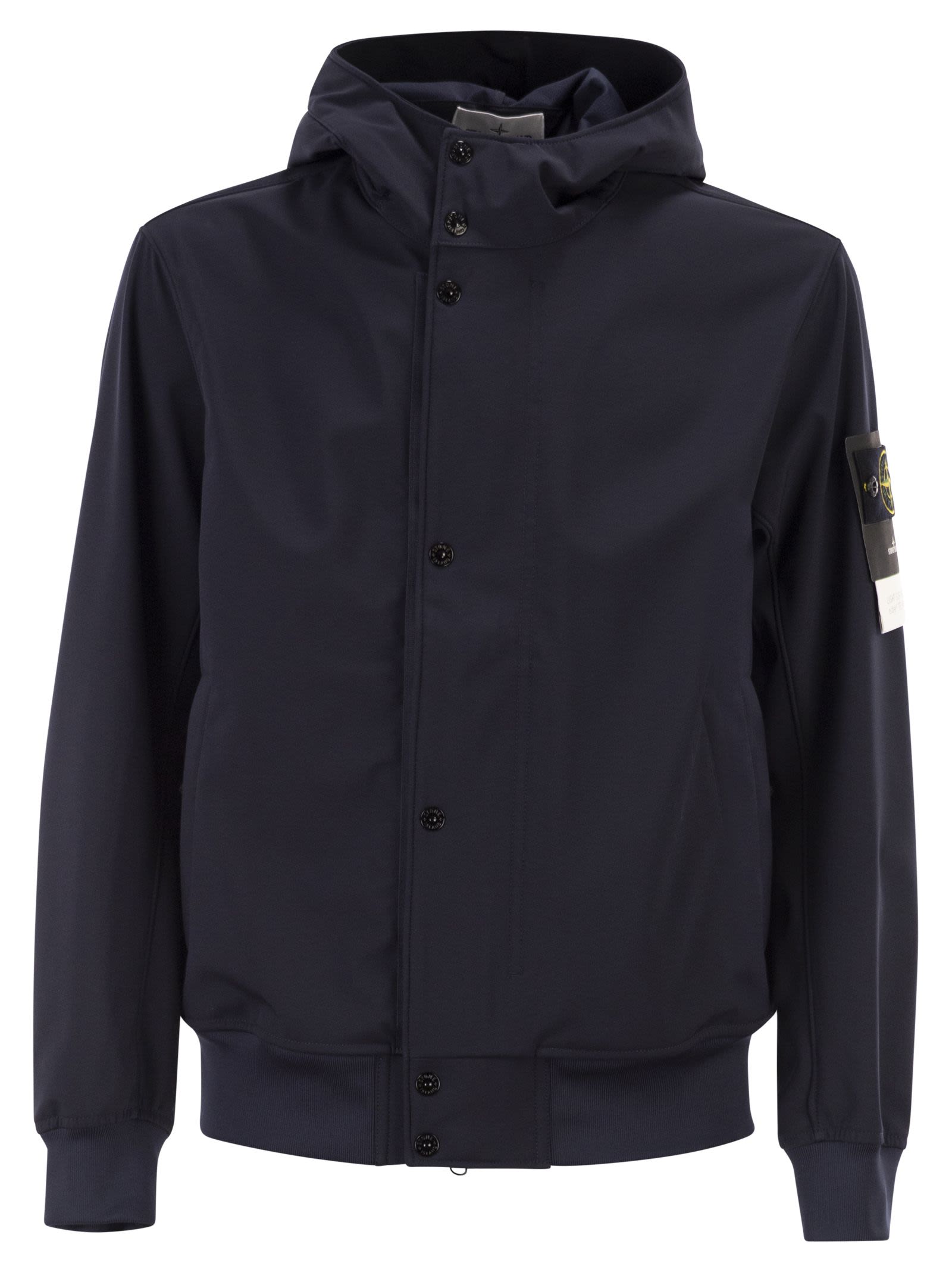 Stone Island Men Jacket With Hood And Water- And Wind-Resistant Membrane STONE ISLAND