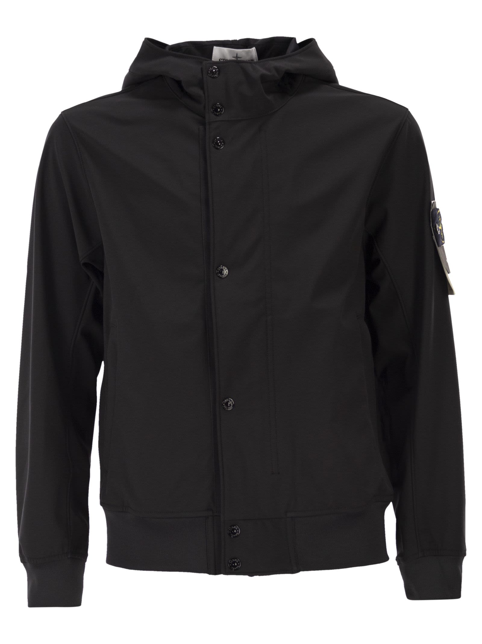Stone Island Men Jacket With Hood And Water- And Wind-Resistant Membrane STONE ISLAND