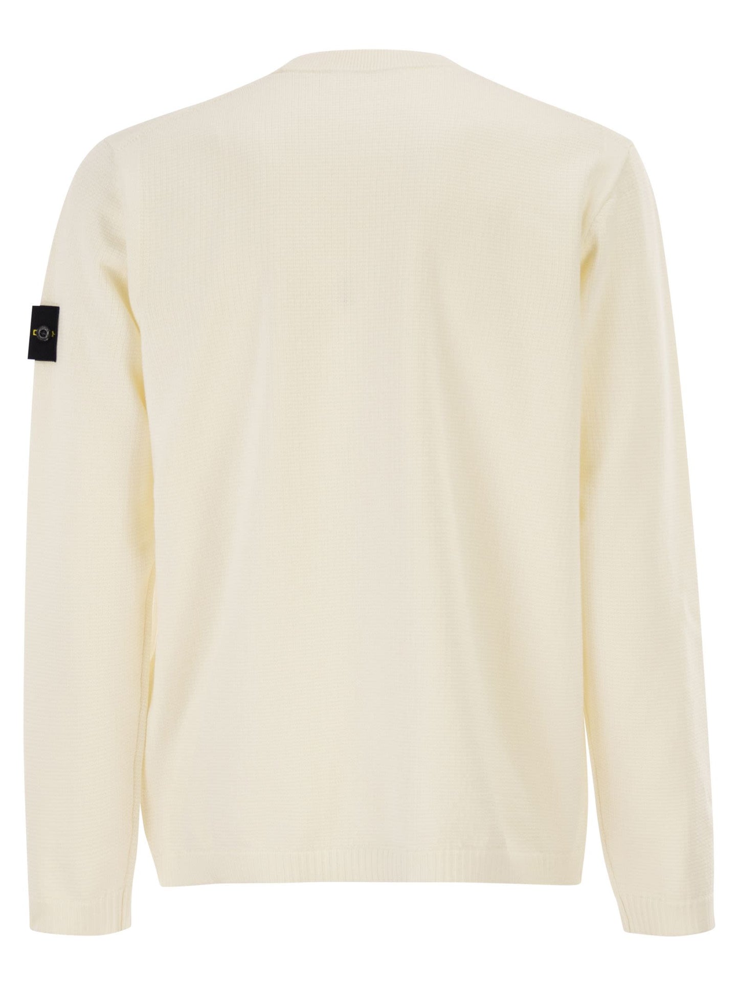 Stone Island Men Loose-Fitting Ribbed Crew Neck Jumper STONE ISLAND
