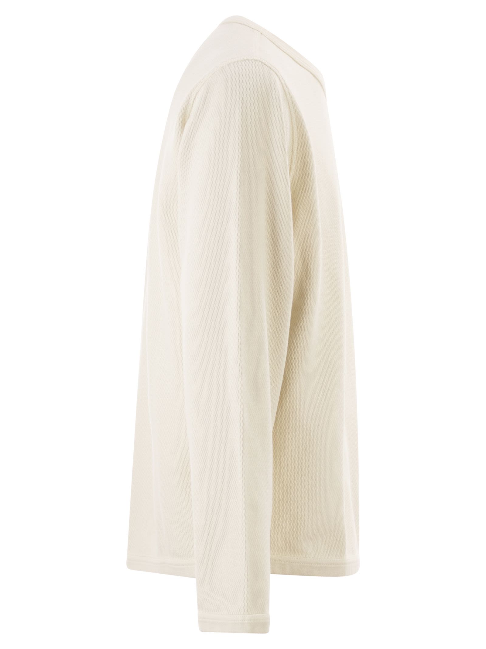 Stone Island Men Regular Fit Crew Neck Sweatshirt With Elasticated Edges STONE ISLAND