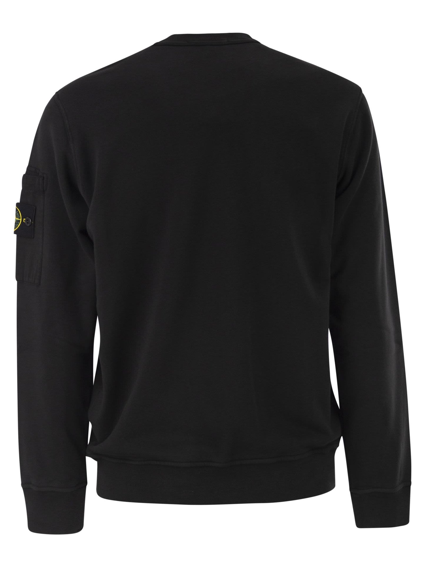 Stone Island Men Regular Fit Crew Neck Sweatshirt With Seasonal Pocket STONE ISLAND