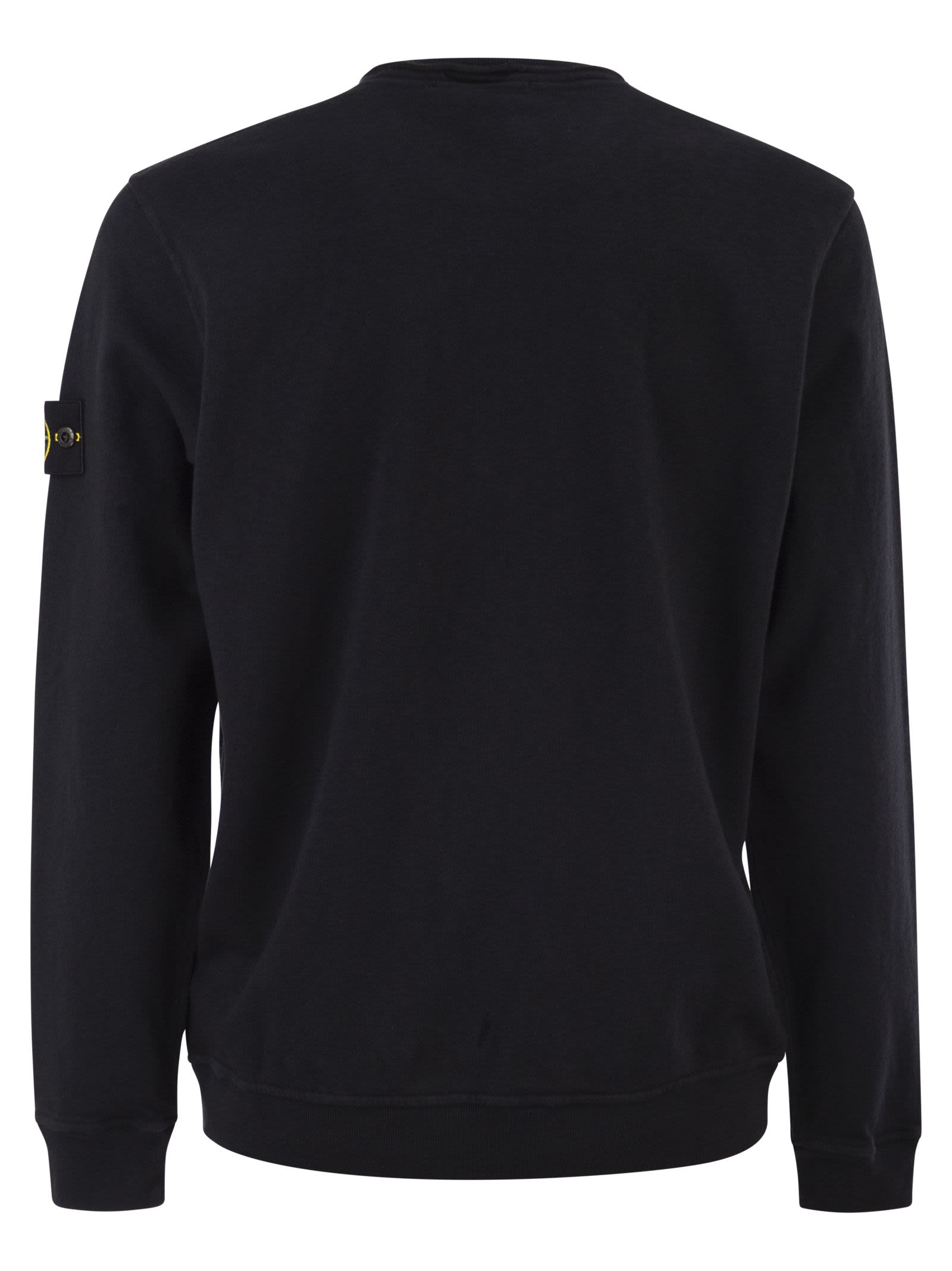 Stone Island Men Regular Fit Crew Neck Sweatshirt STONE ISLAND