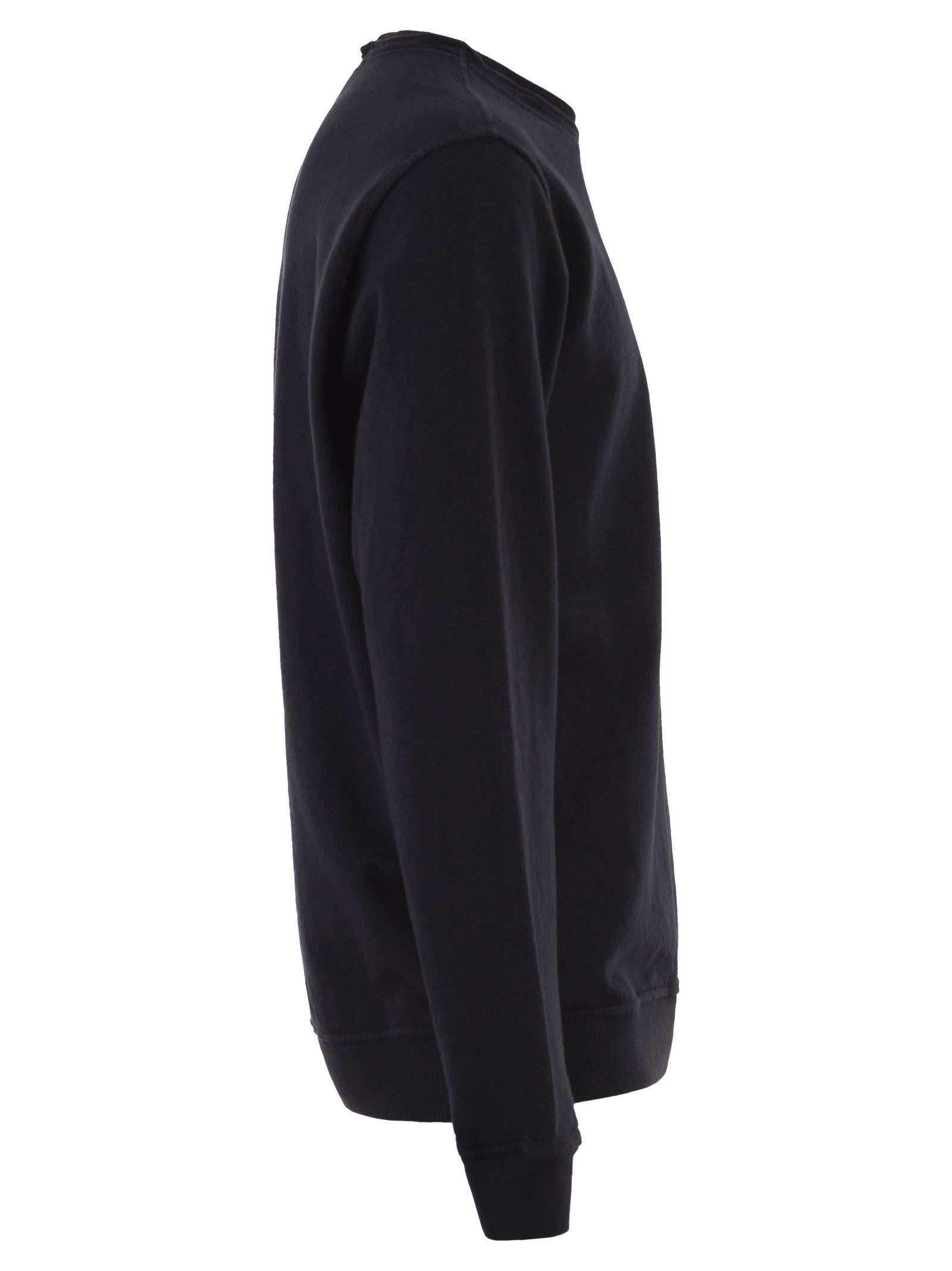 Stone Island Men Regular Fit Crew Neck Sweatshirt STONE ISLAND