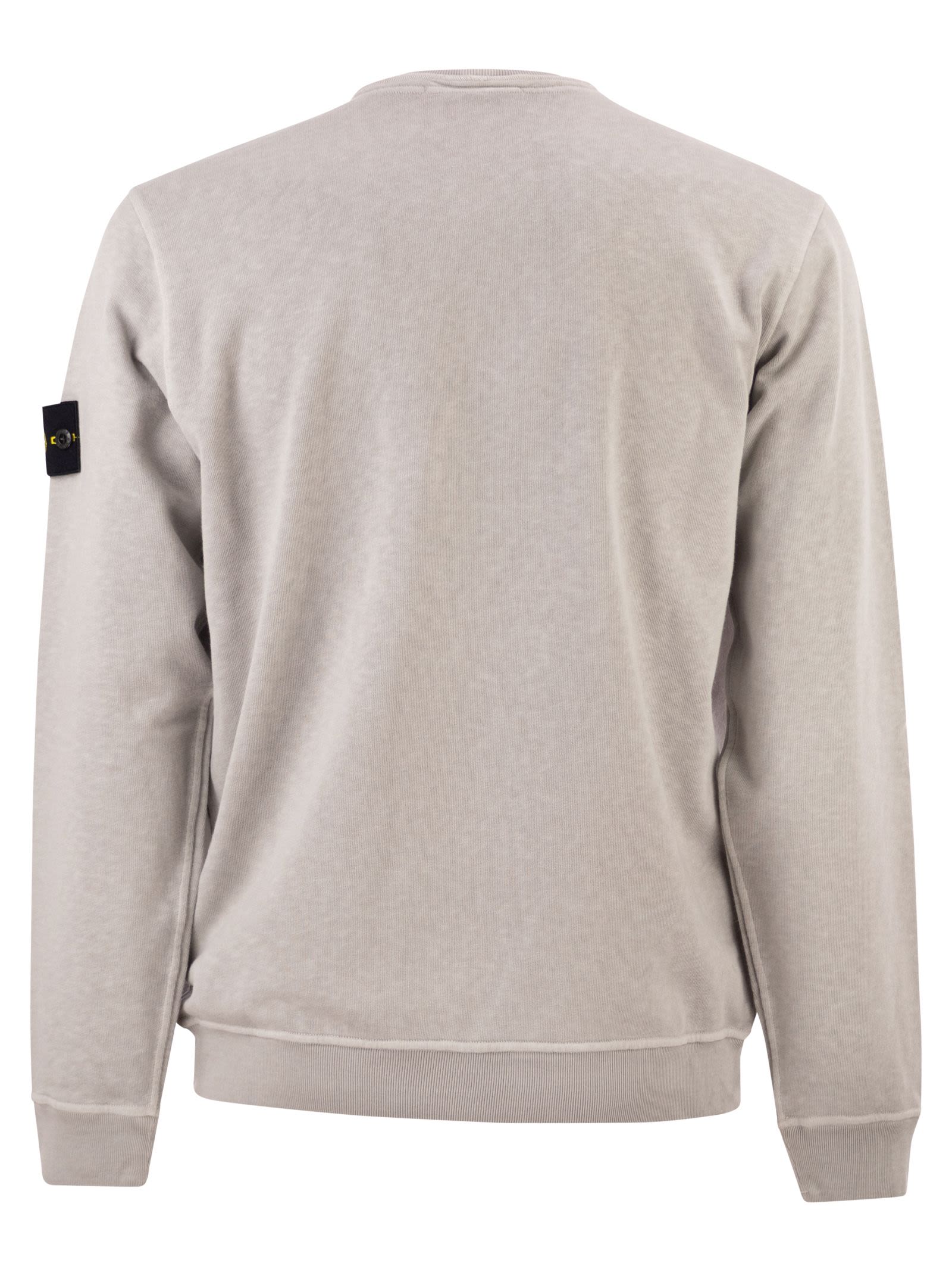 Stone Island Men Regular Fit Crew Neck Sweatshirt STONE ISLAND