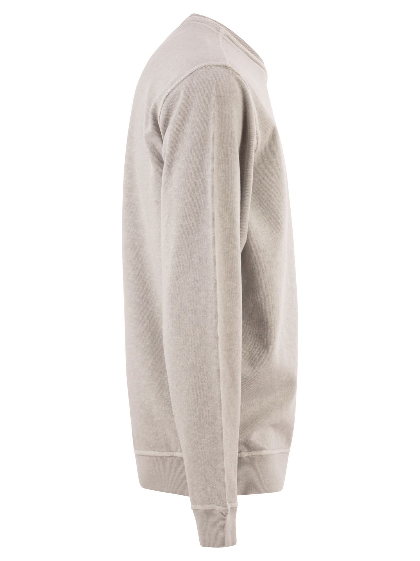 Stone Island Men Regular Fit Crew Neck Sweatshirt STONE ISLAND