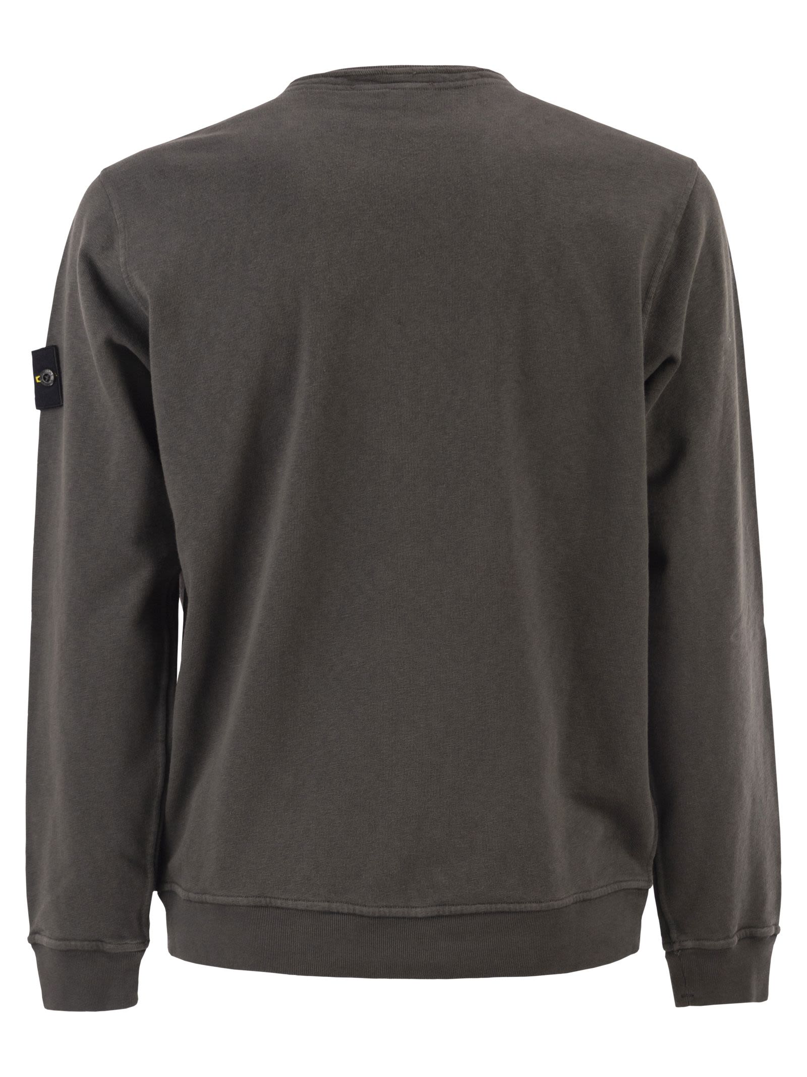 Stone Island Men Regular Fit Crew Neck Sweatshirt STONE ISLAND