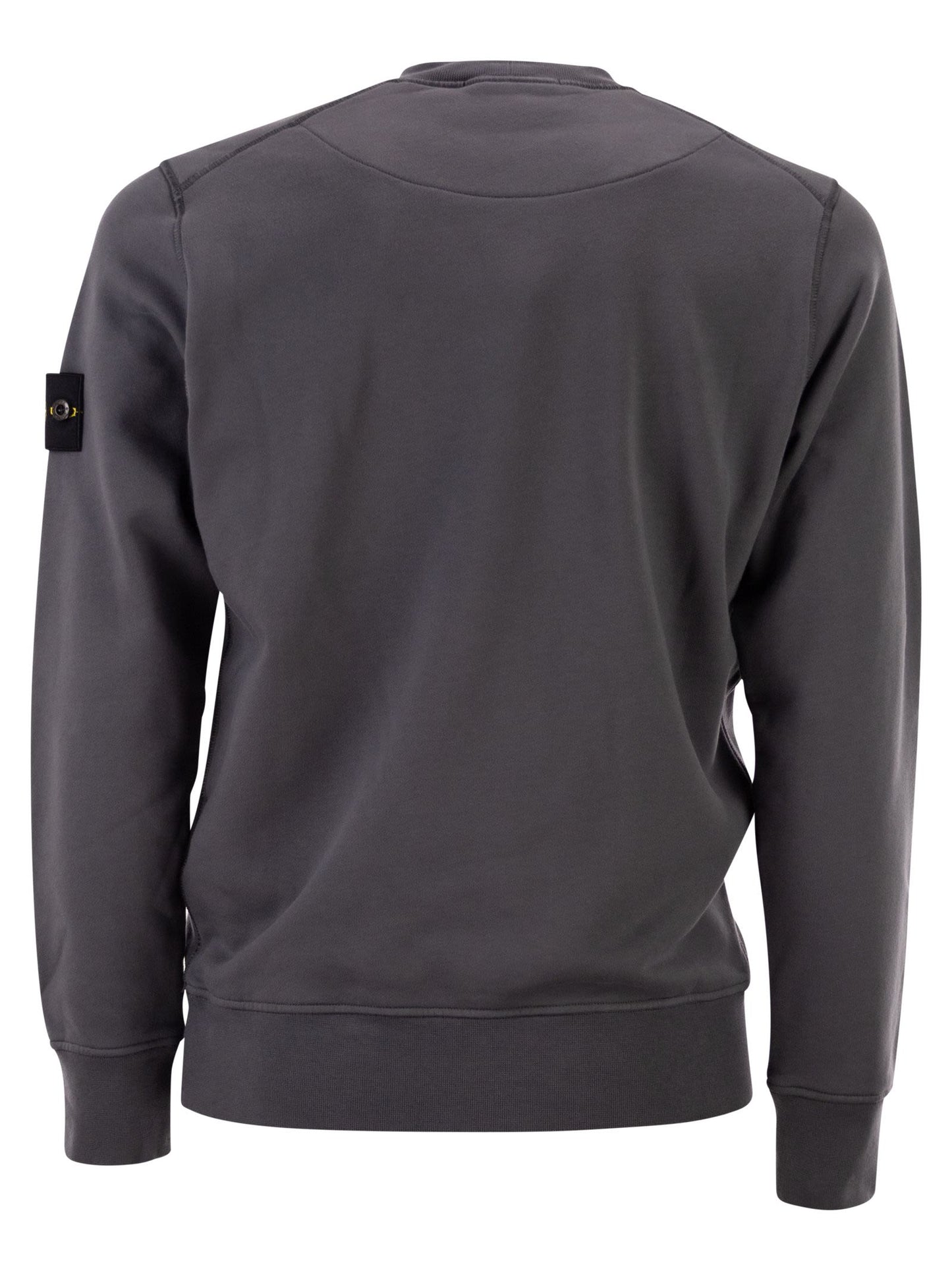 Stone Island Men Regular Fit Crew Neck Sweatshirt With Raglan Sleeves STONE ISLAND