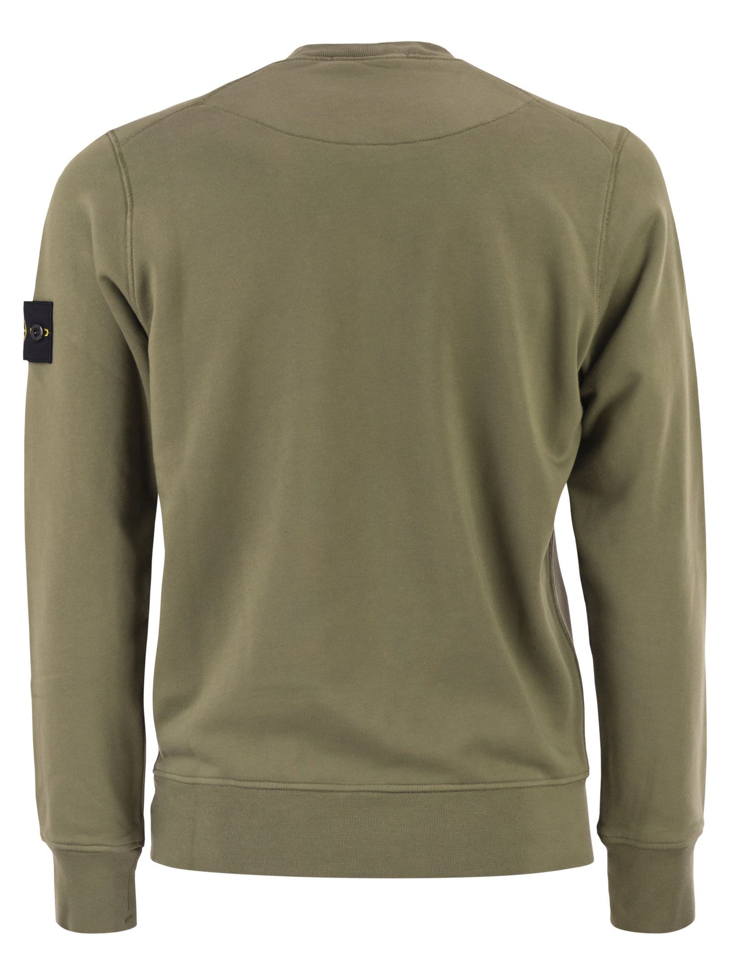 Stone Island Men Regular Fit Crew Neck Sweatshirt With Raglan Sleeves STONE ISLAND