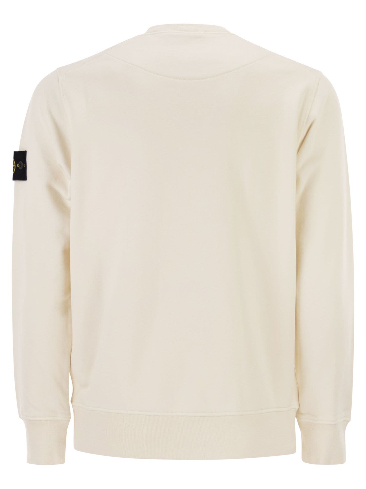 Stone Island Men Regular Fit Crew Neck Sweatshirt With Raglan Sleeves STONE ISLAND