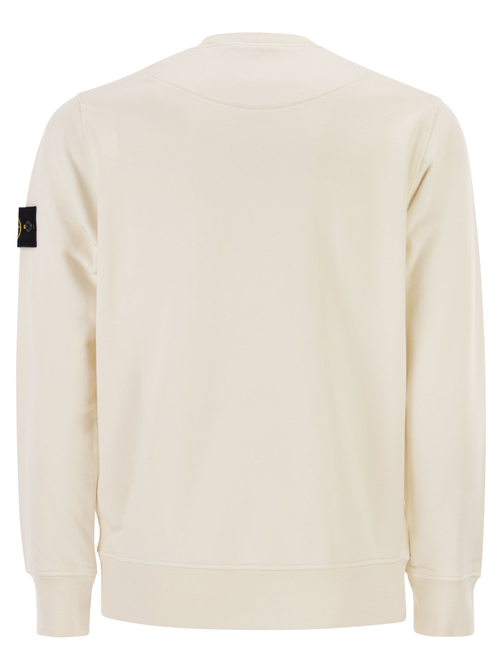 Stone Island Men Regular Fit Crew Neck Sweatshirt With Raglan Sleeves STONE ISLAND