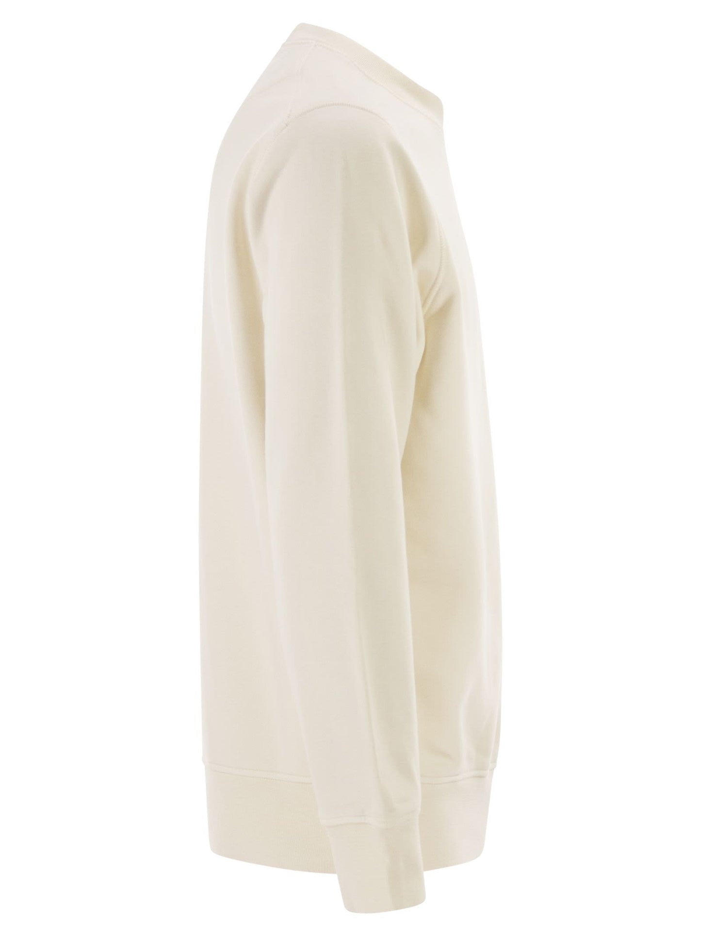 Stone Island Men Regular Fit Crew Neck Sweatshirt With Raglan Sleeves STONE ISLAND