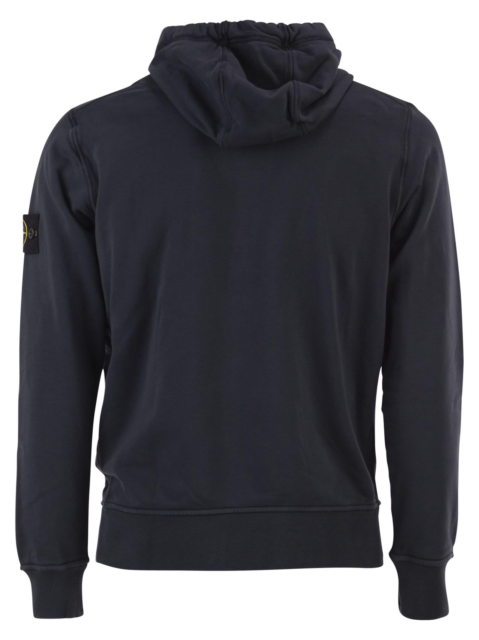 Stone Island Men Regular Fit Sweatshirt With Hood And Kangaroo Pocket STONE ISLAND