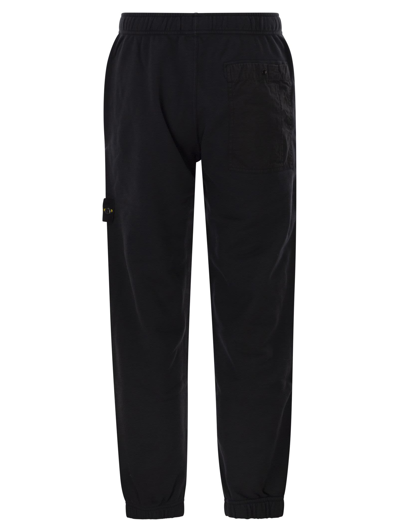 Stone Island Men Regular Fit Jogger Trousers With Seasonal Pocket STONE ISLAND