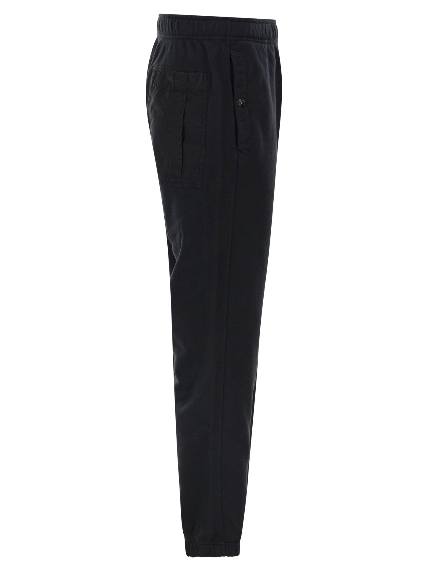 Stone Island Men Regular Fit Jogger Trousers With Seasonal Pocket STONE ISLAND