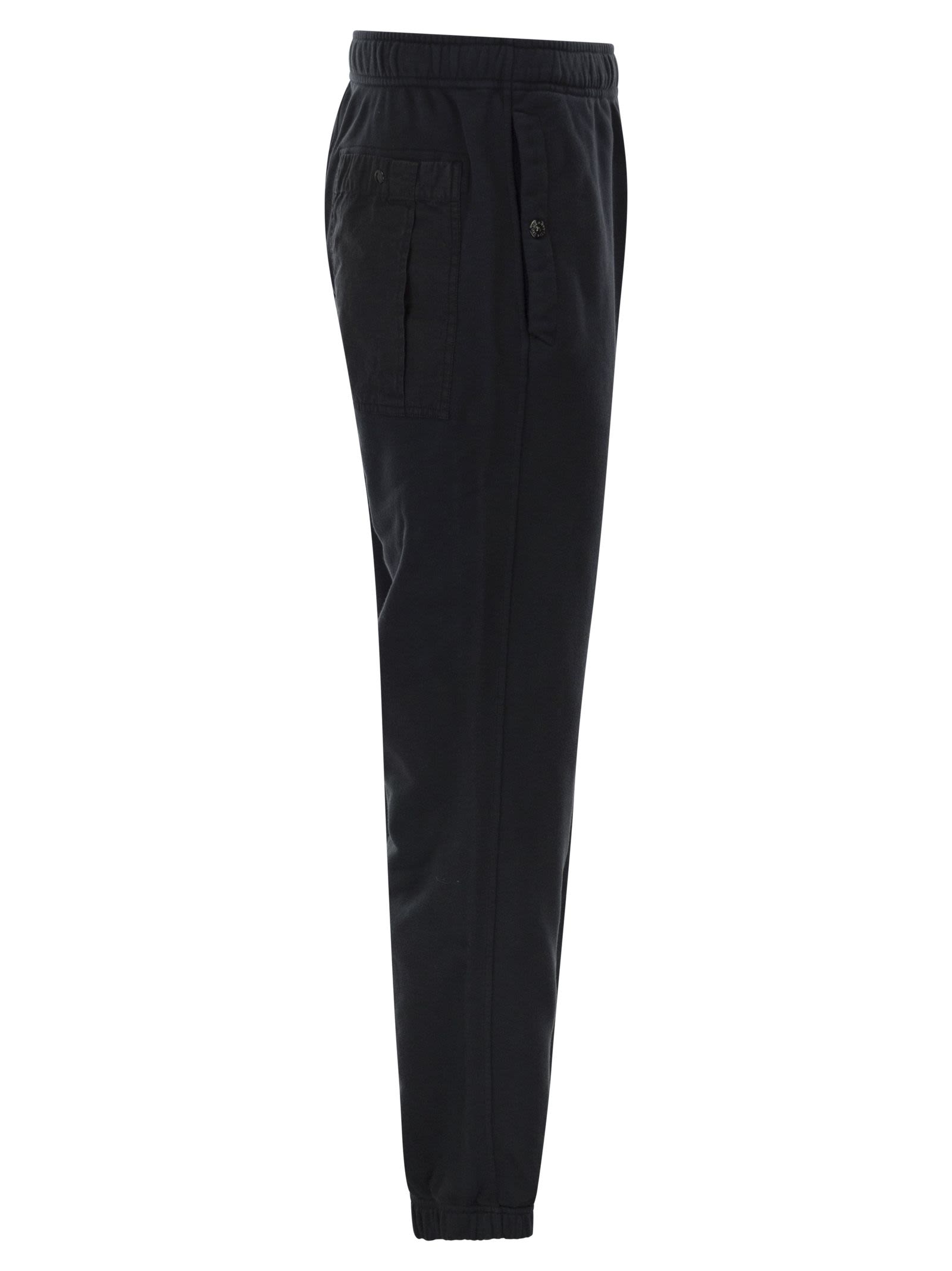 Stone Island Men Regular Fit Jogger Trousers With Seasonal Pocket STONE ISLAND