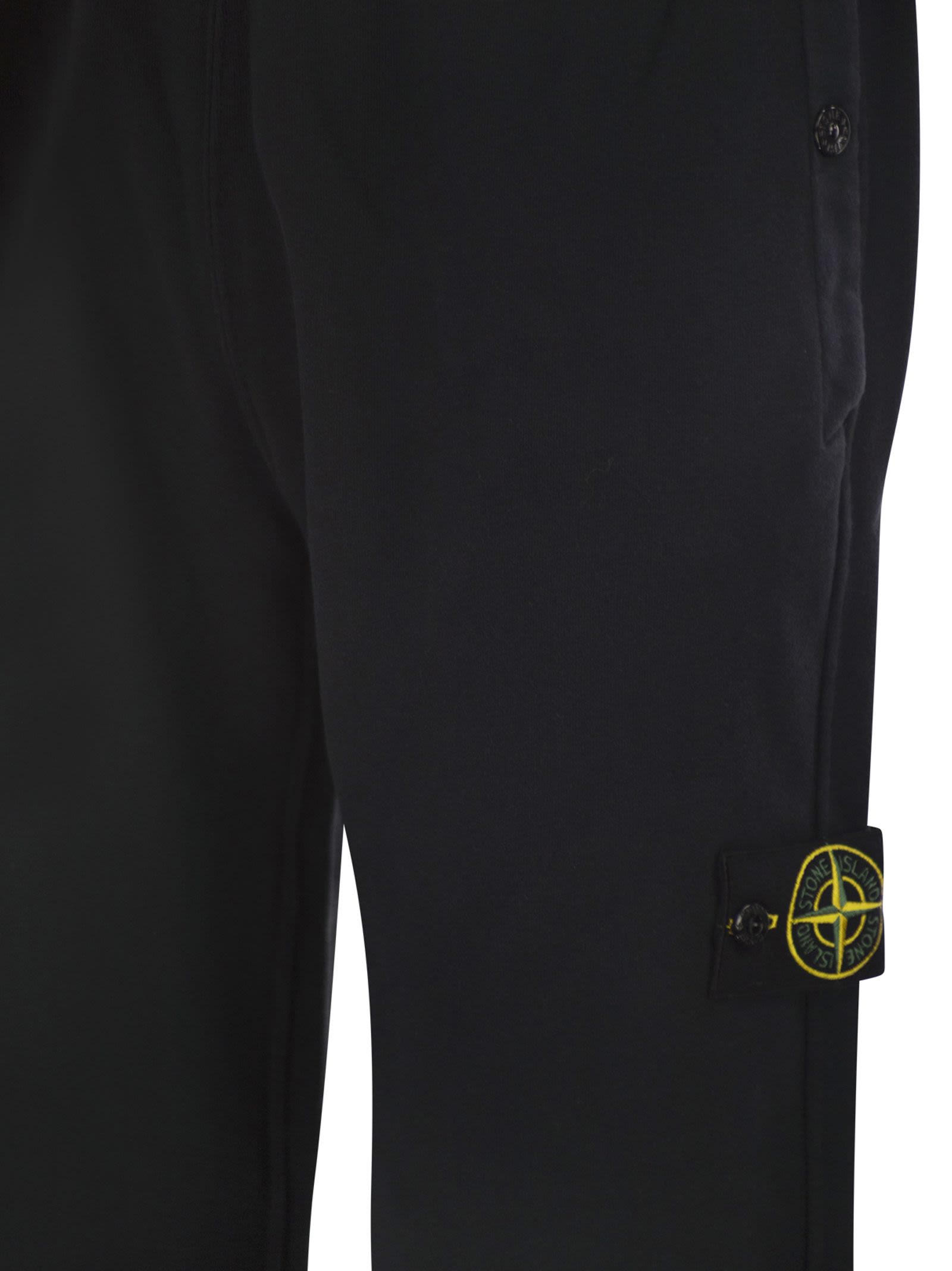 Stone Island Men Regular Fit Jogger Trousers With Seasonal Pocket STONE ISLAND