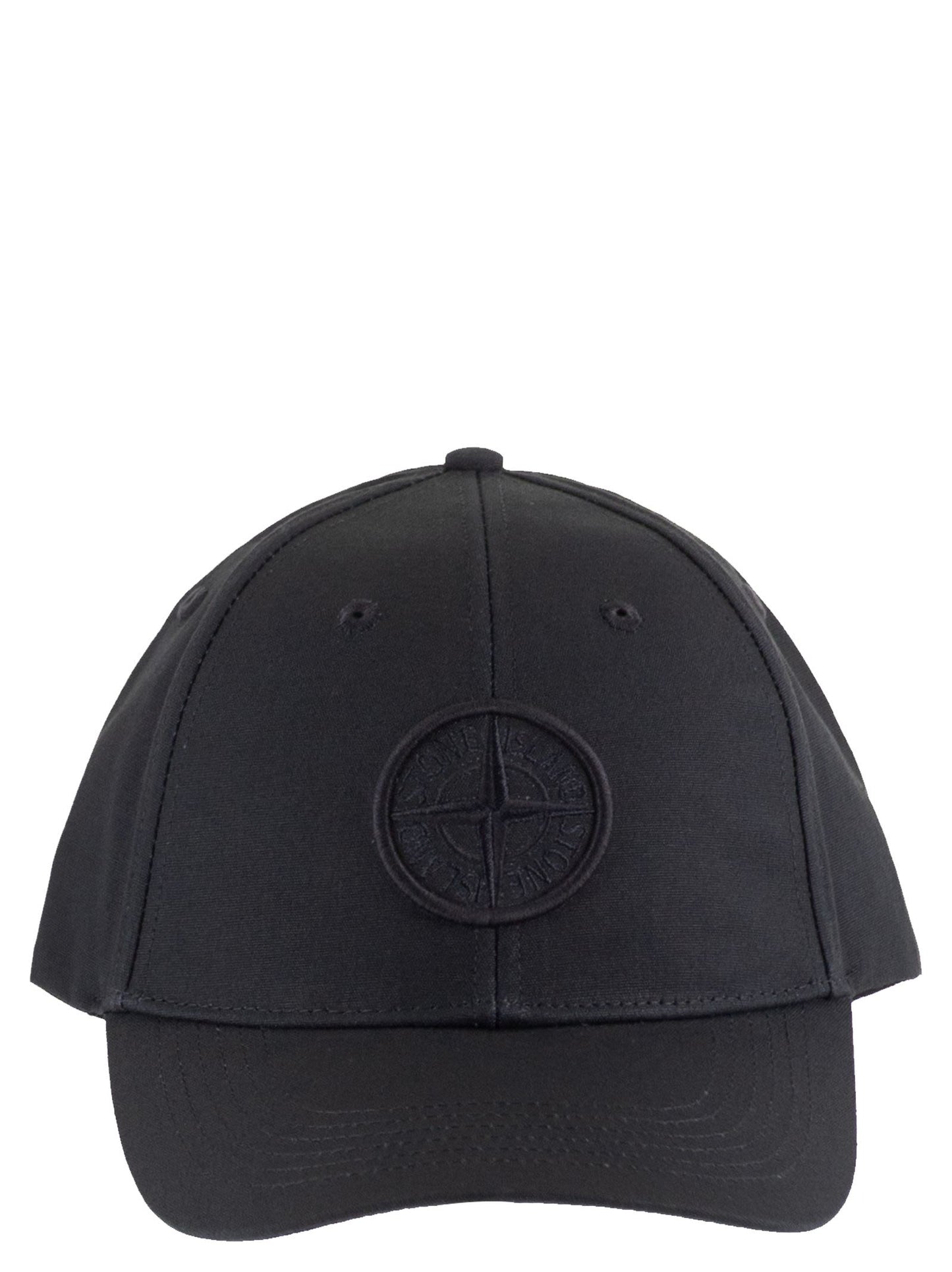 Stone Island Men Cap With Embroidered Compass Logo STONE ISLAND