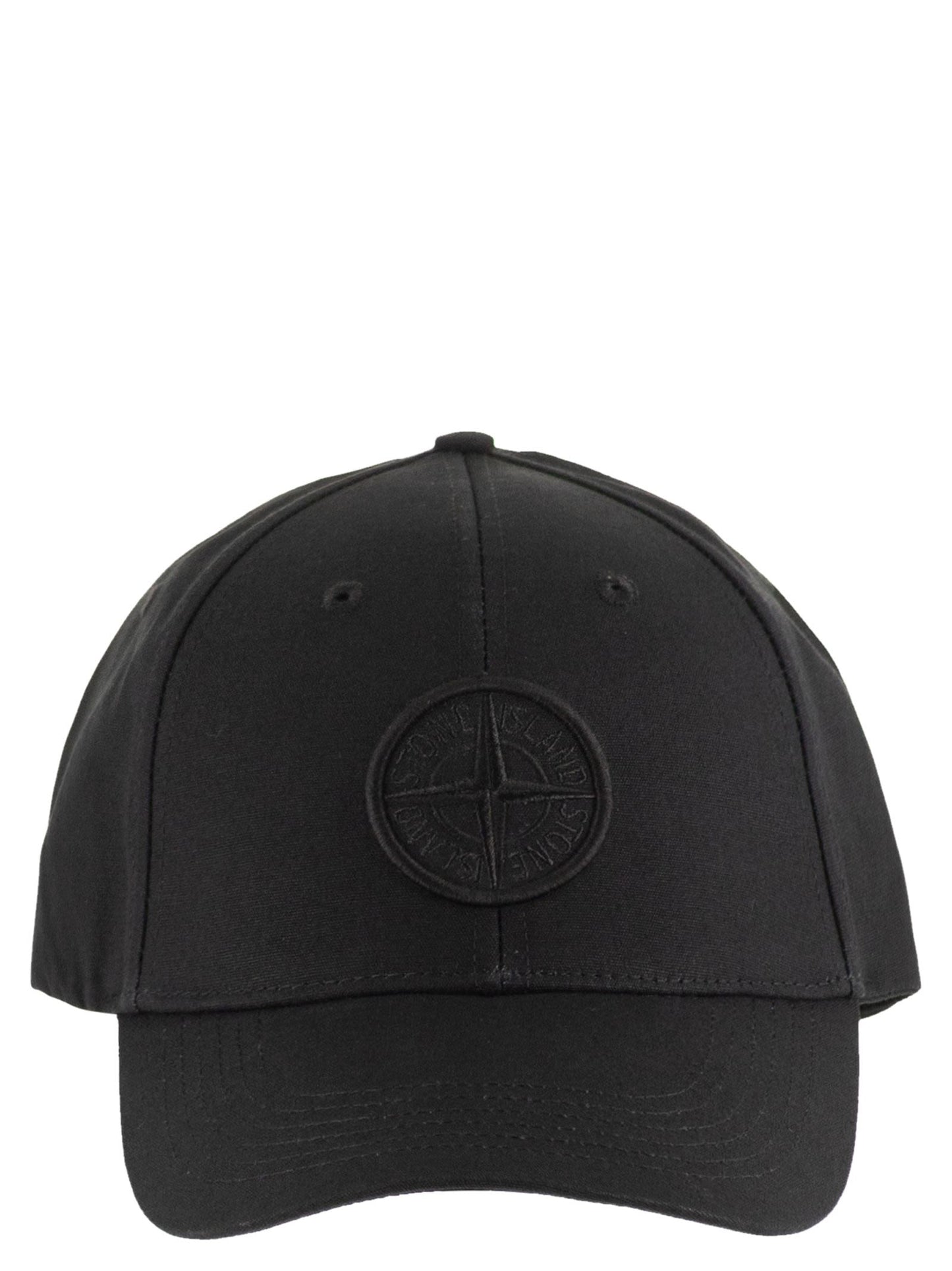 Stone Island Men Cap With Embroidered Compass Logo STONE ISLAND