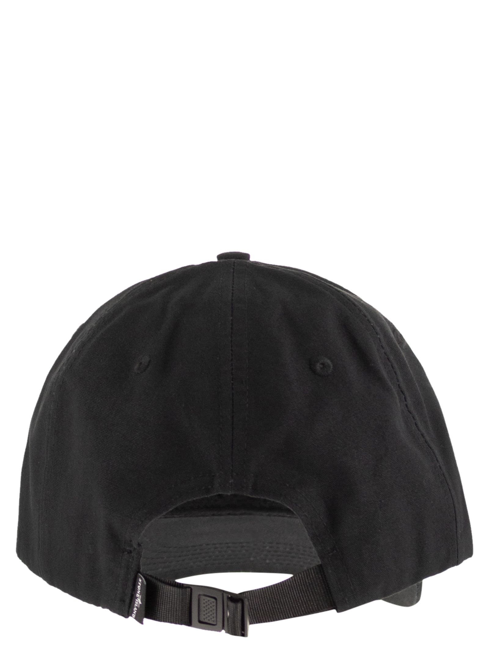 Stone Island Men Cap With Embroidered Compass Logo STONE ISLAND
