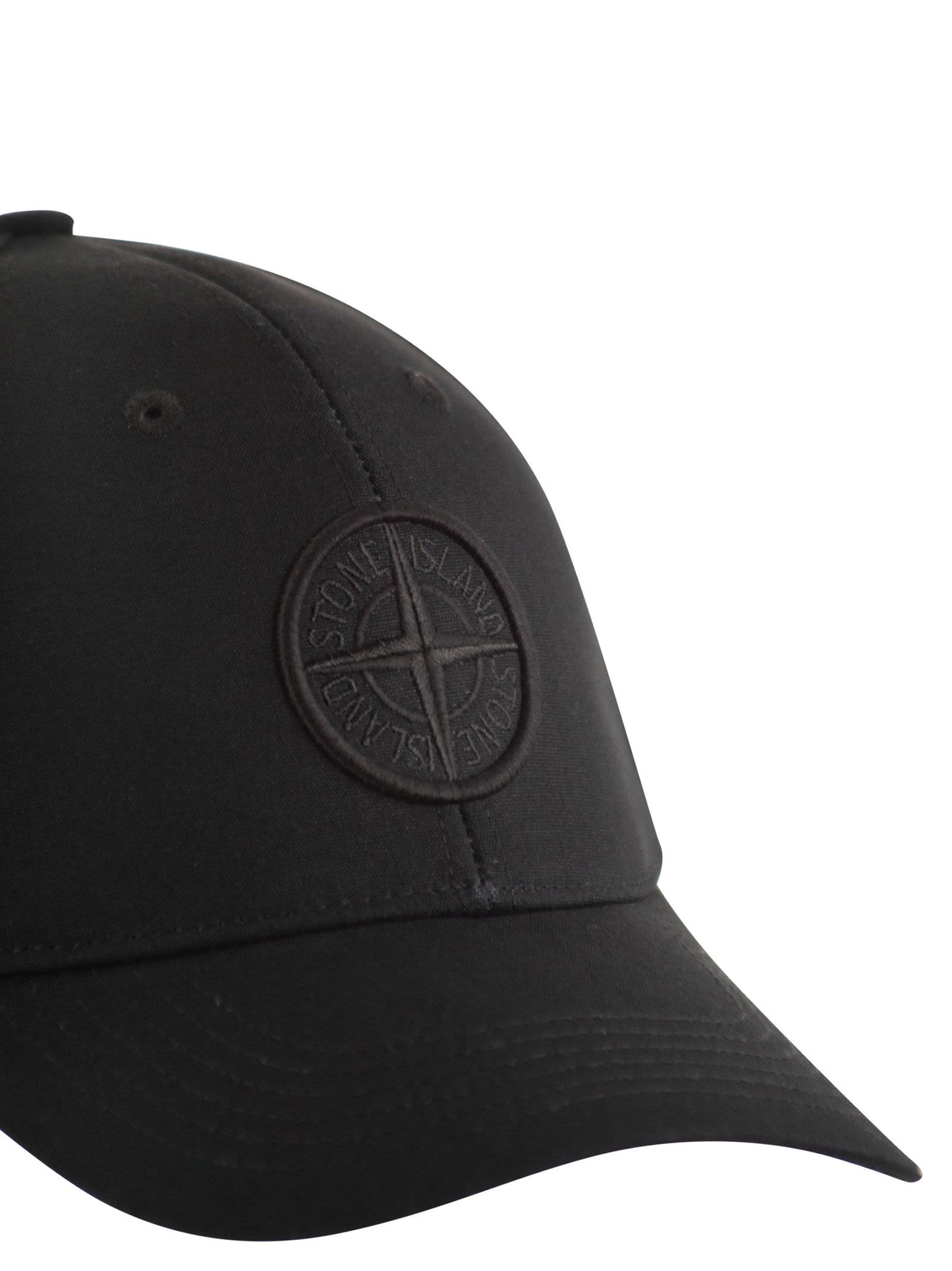 Stone Island Men Cap With Embroidered Compass Logo STONE ISLAND
