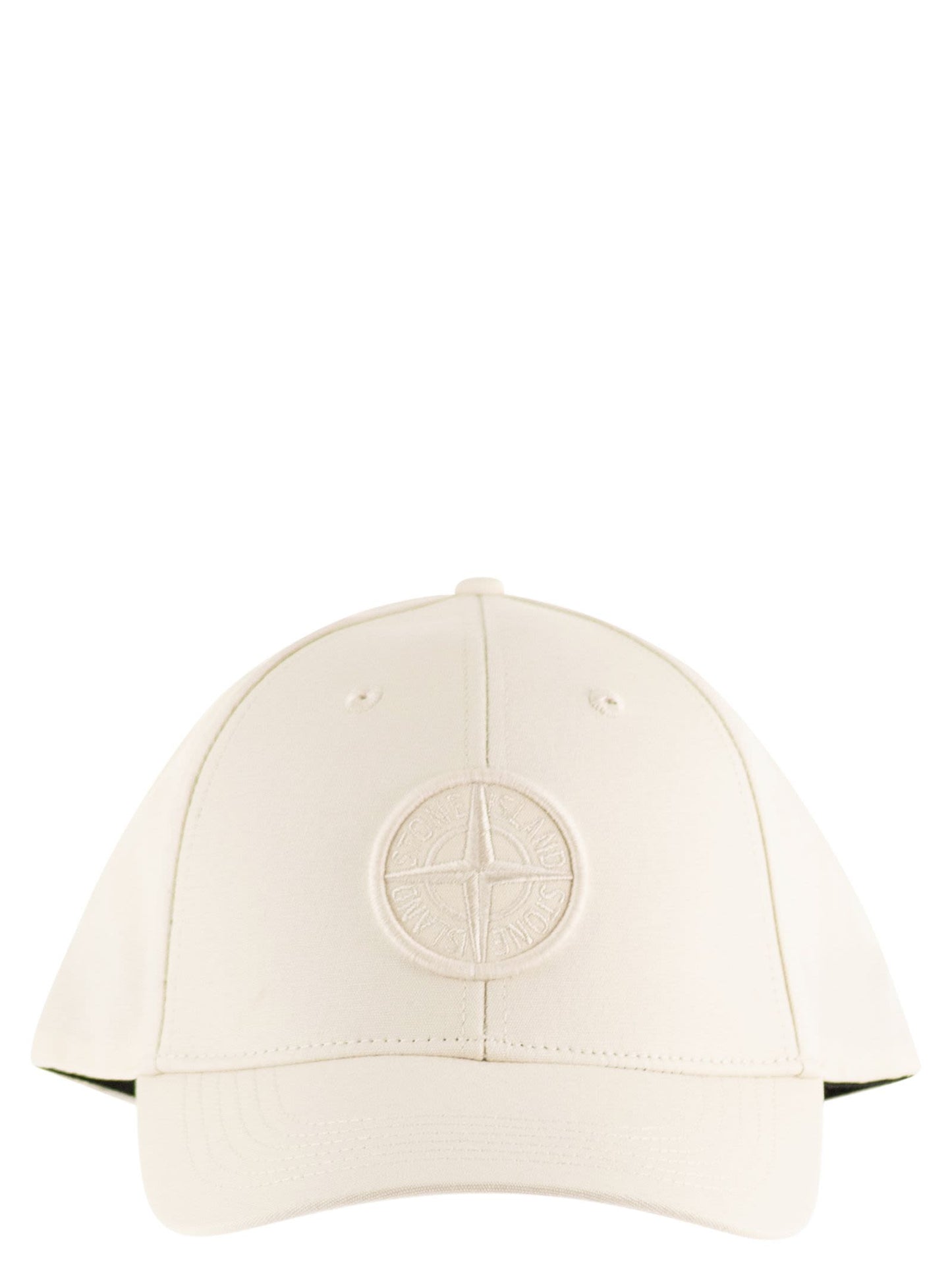 Stone Island Men Cap With Embroidered Compass Logo STONE ISLAND