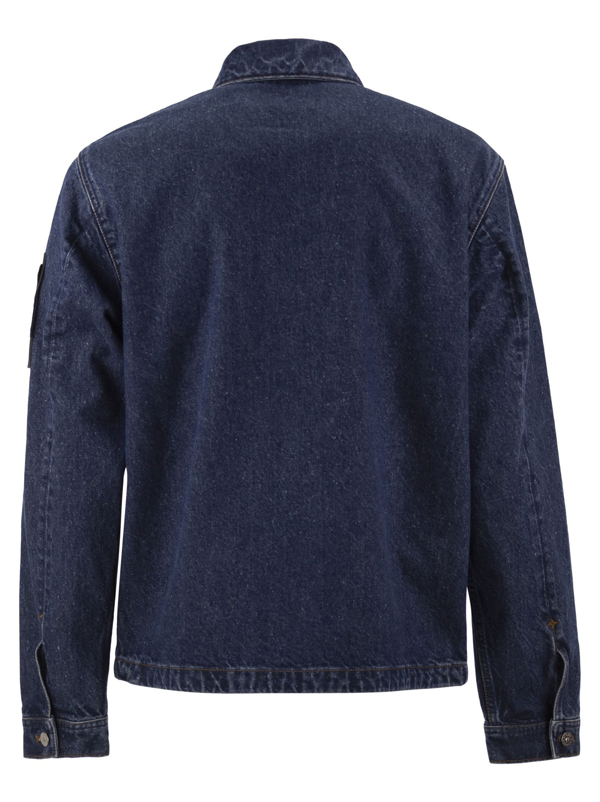 Stone Island Men Denim Jacket With Patch Pockets STONE ISLAND