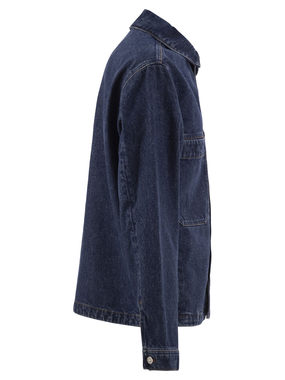 Stone Island Men Denim Jacket With Patch Pockets STONE ISLAND