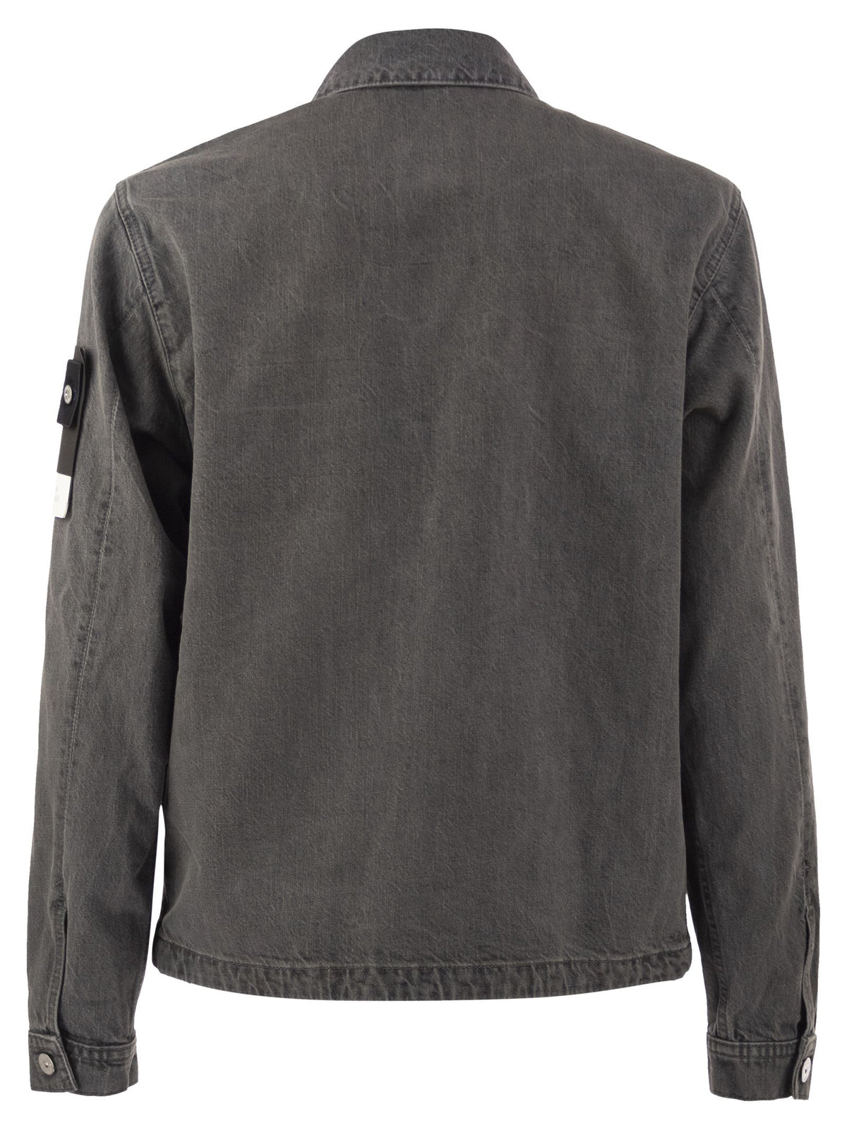 Stone Island Men Denim Jacket With Patch Pockets STONE ISLAND