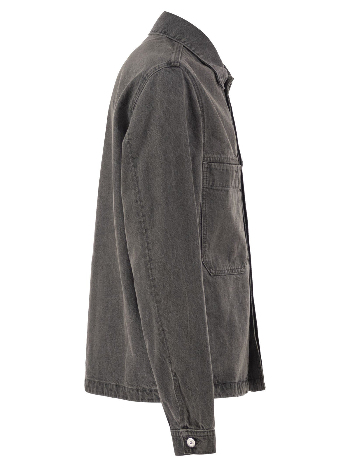 Stone Island Men Denim Jacket With Patch Pockets STONE ISLAND