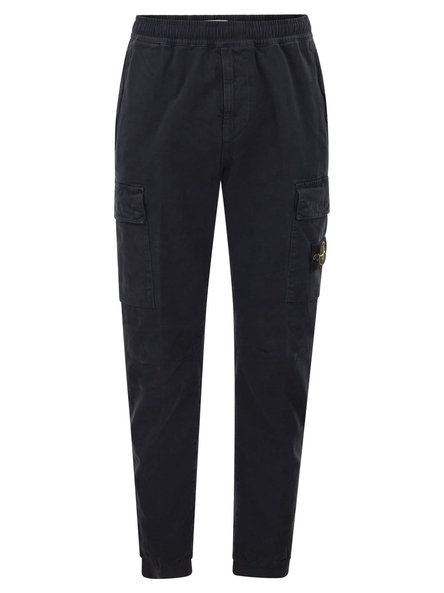 Stone Island Men Cargo Trousers In Cotton Twill STONE ISLAND