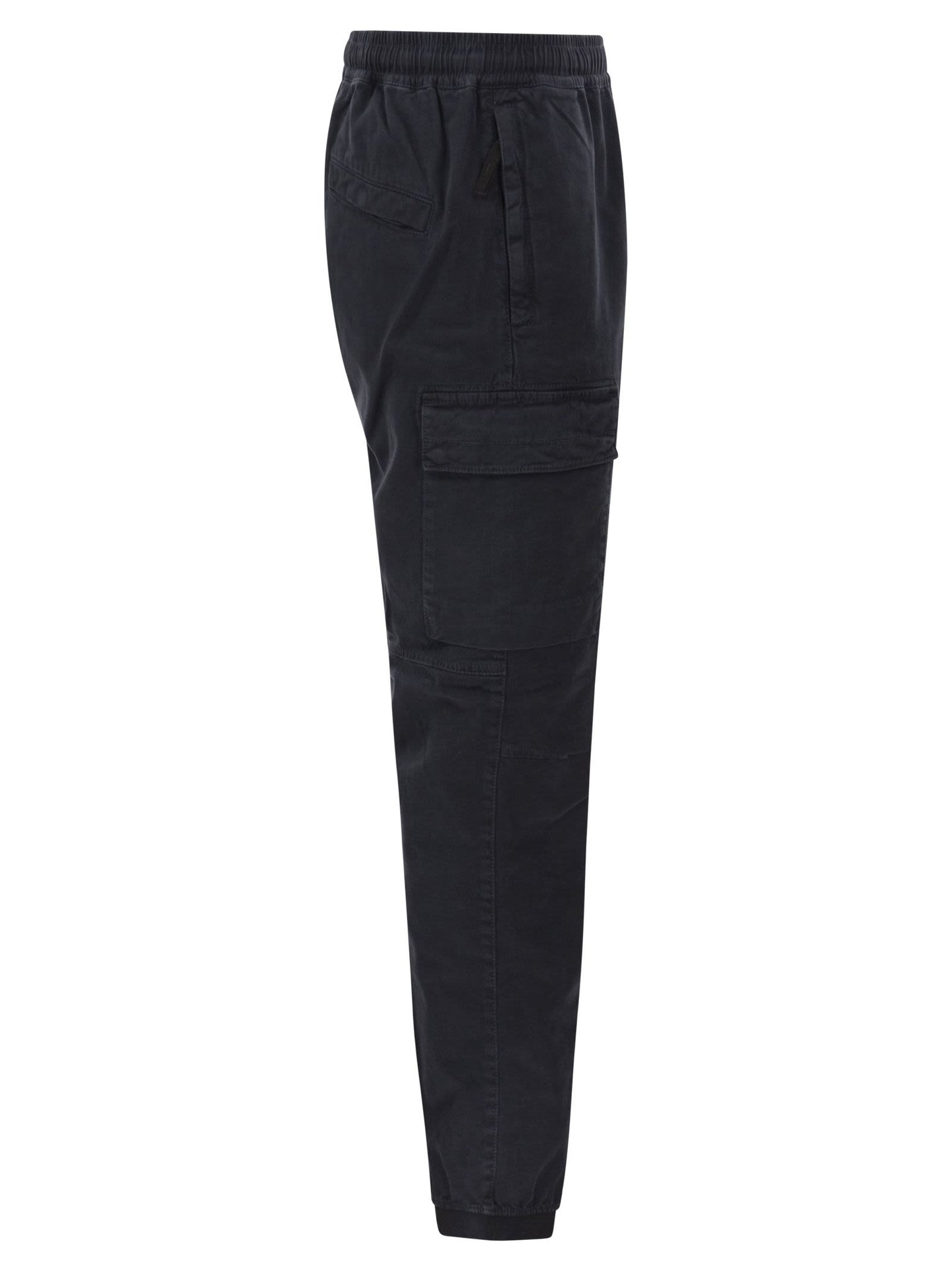 Stone Island Men Cargo Trousers In Cotton Twill STONE ISLAND