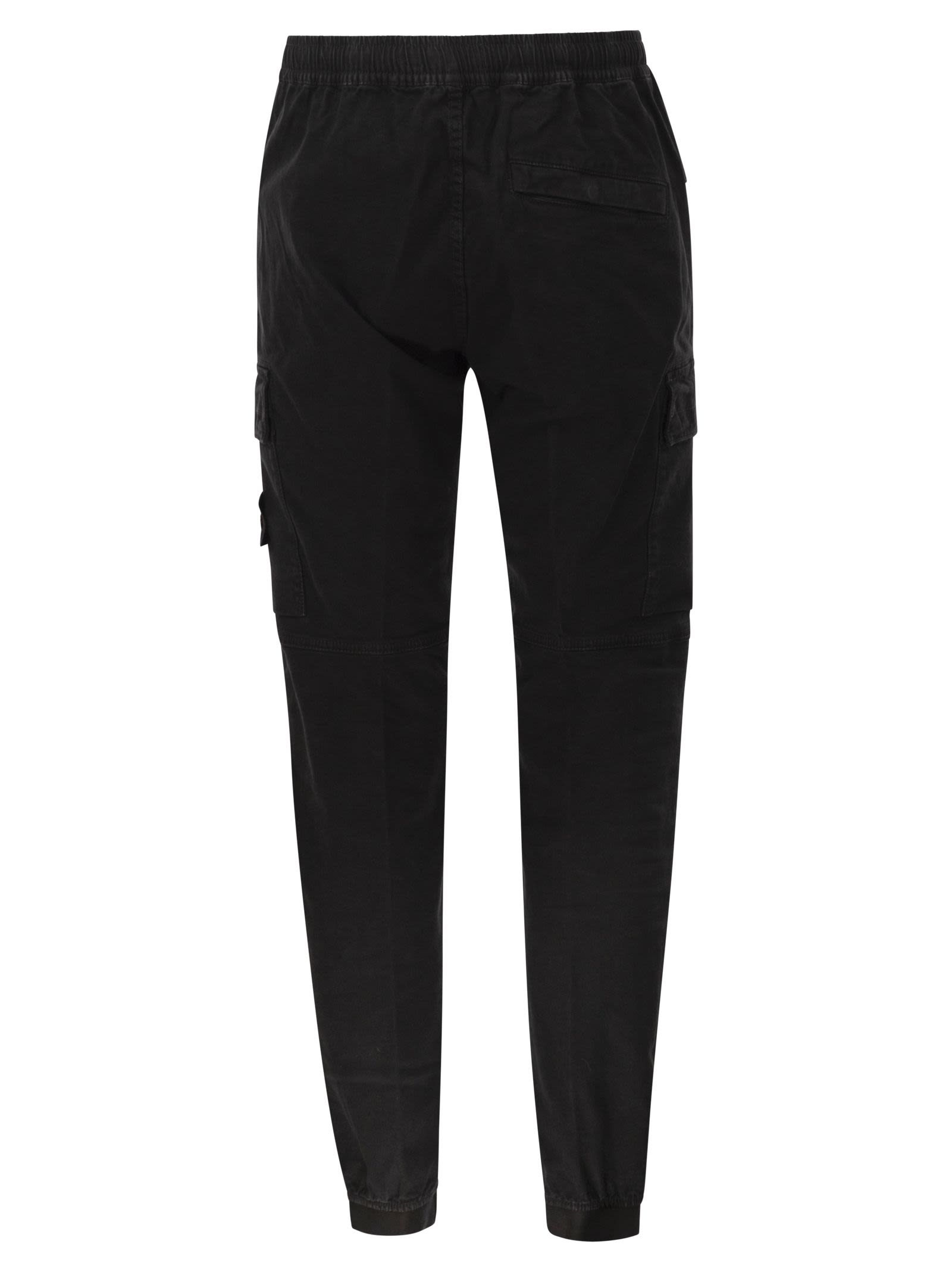 Stone Island Men Cargo Trousers In Cotton Twill STONE ISLAND