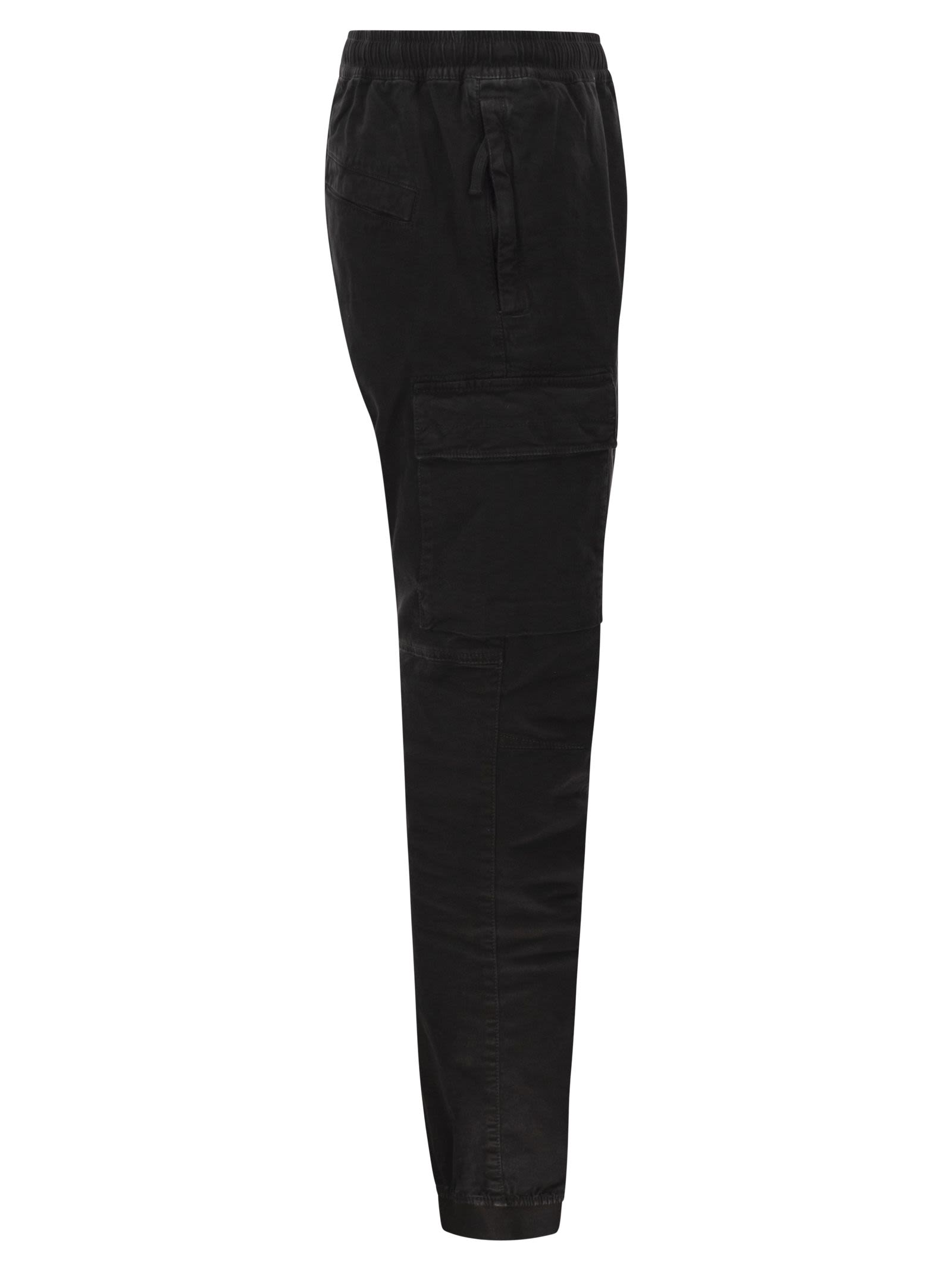 Stone Island Men Cargo Trousers In Cotton Twill STONE ISLAND