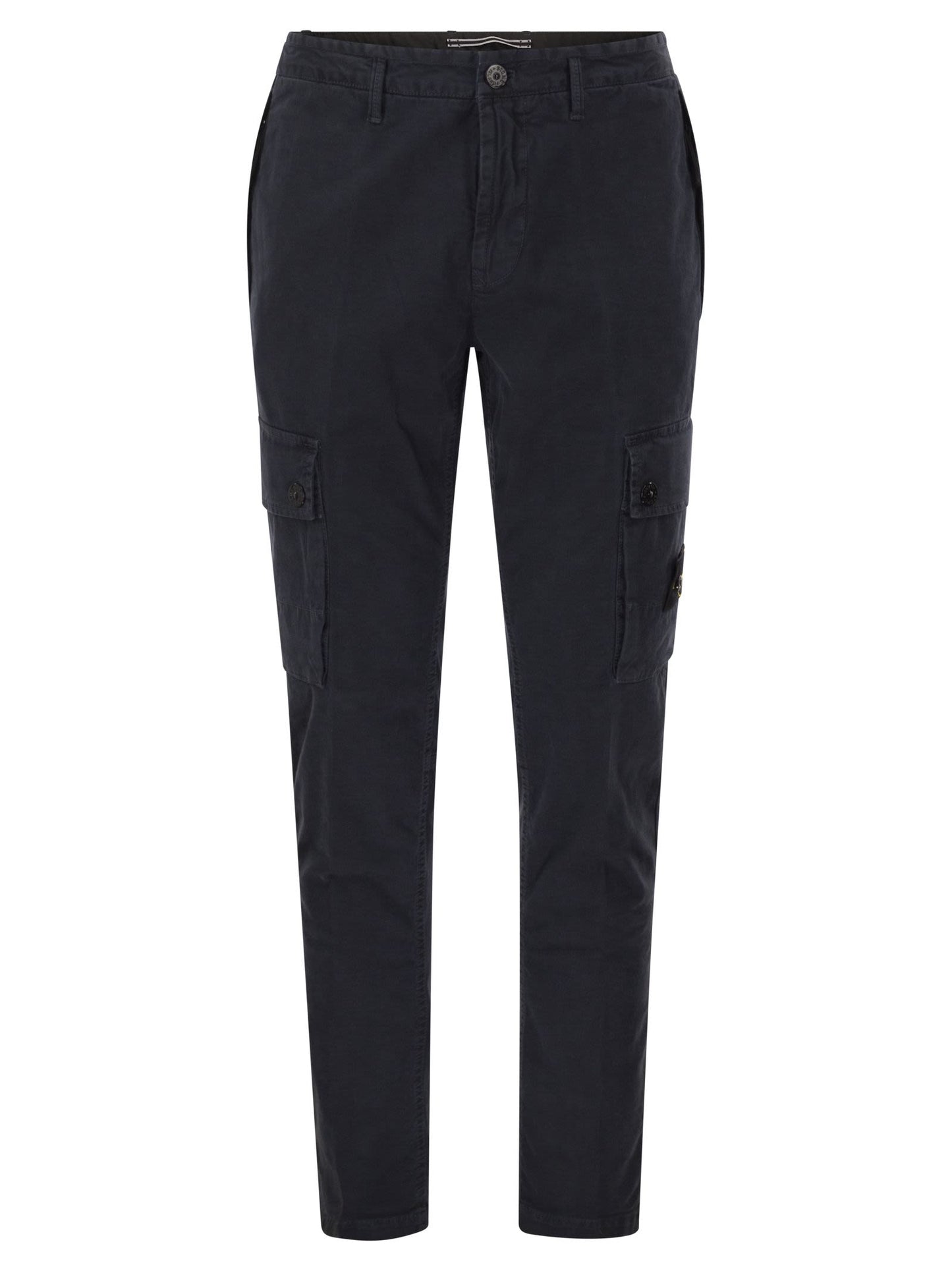 Stone Island Men Slim-Fit Cargo Trousers STONE ISLAND