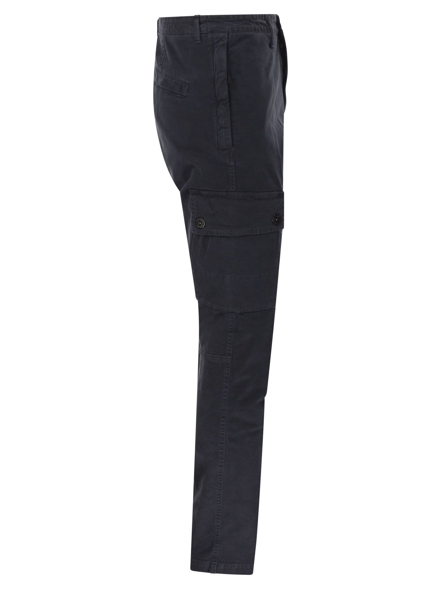 Stone Island Men Slim-Fit Cargo Trousers STONE ISLAND