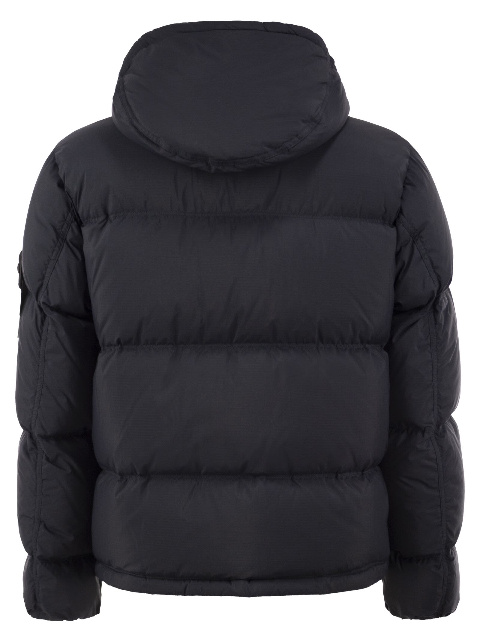 Stone Island Men Matt Ripstop Cordura® Hooded Down Jacket STONE ISLAND