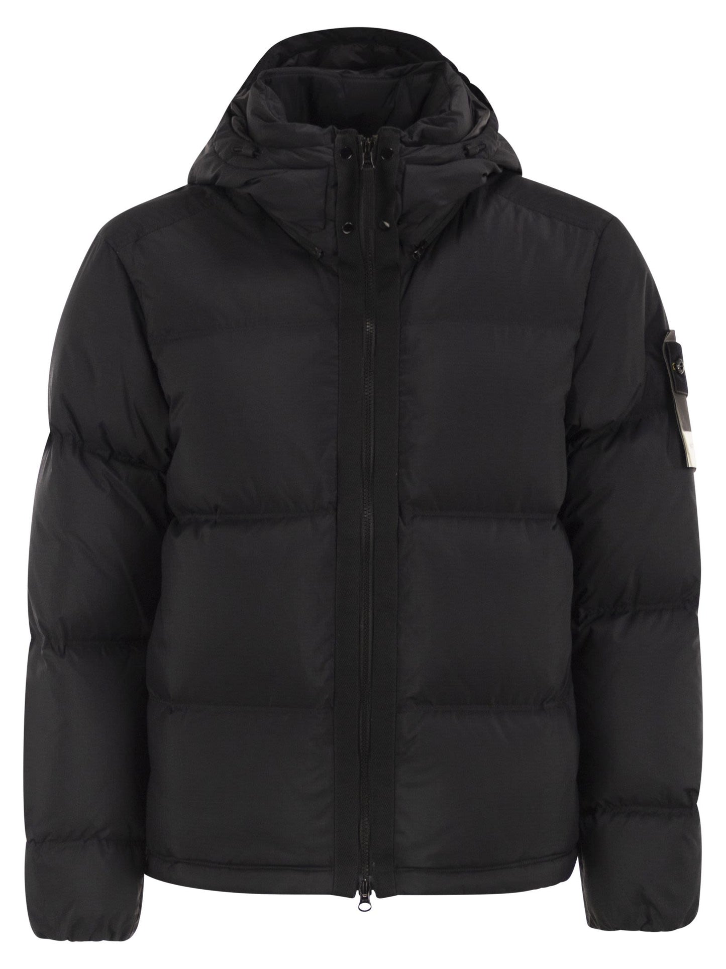 Stone Island Men Matt Ripstop Cordura® Hooded Down Jacket STONE ISLAND