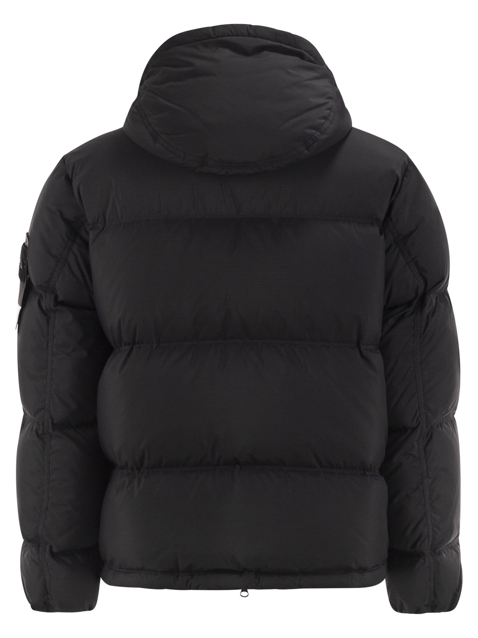 Stone Island Men Matt Ripstop Cordura® Hooded Down Jacket STONE ISLAND