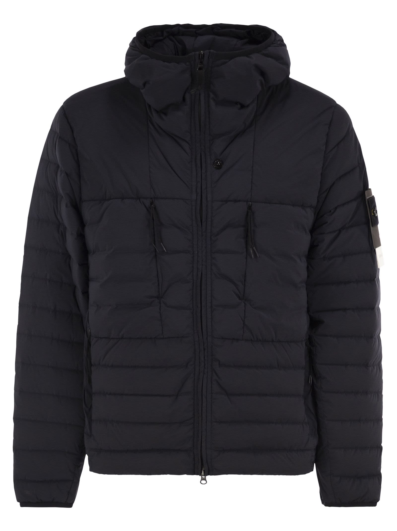 Stone Island Men Seamless Tunnel Down-Tc Stretch Hooded Down Jacket STONE ISLAND