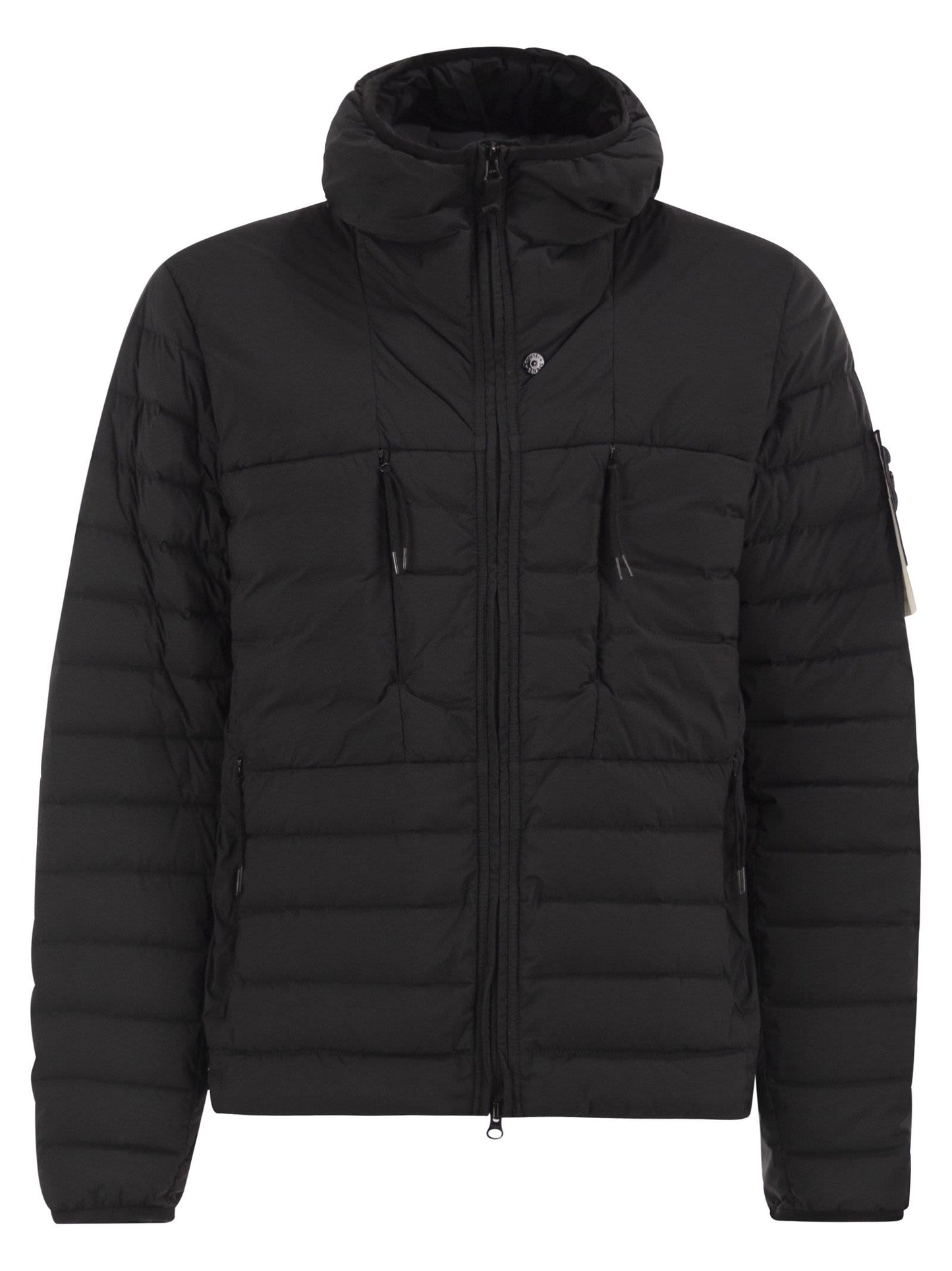 Stone Island Men Seamless Tunnel Down-Tc Stretch Hooded Down Jacket STONE ISLAND