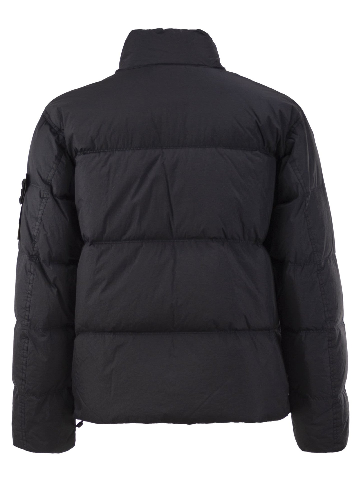 Stone Island Men Garment Dyed Crinkle Reps Ny Down Jacket With Duck Down Padding STONE ISLAND