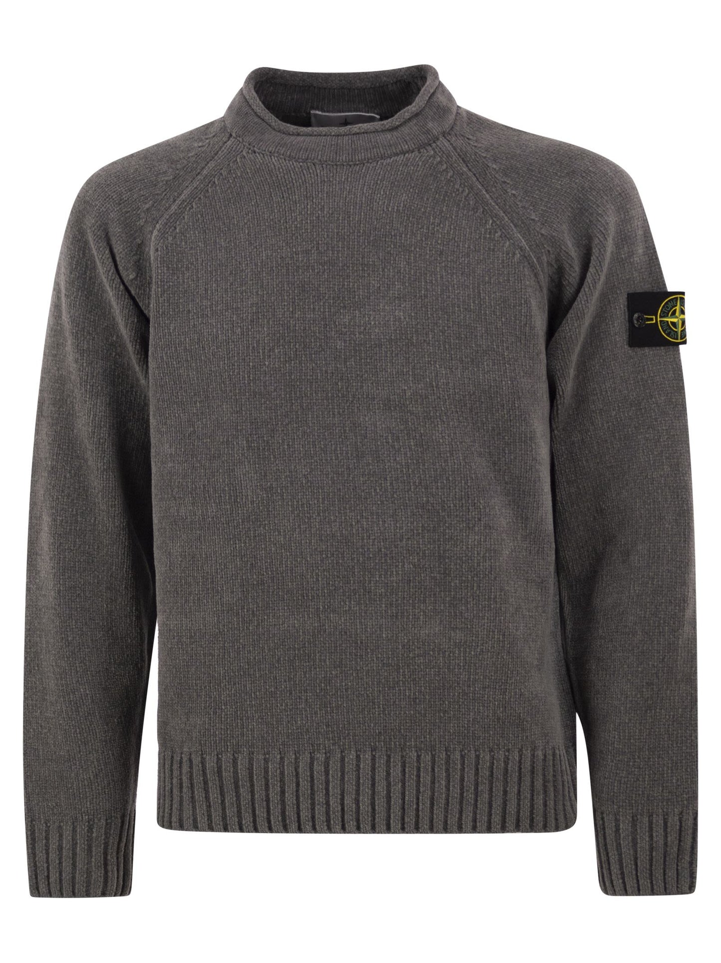 Stone Island Men Cotton Crew-Neck Knit Jumper STONE ISLAND