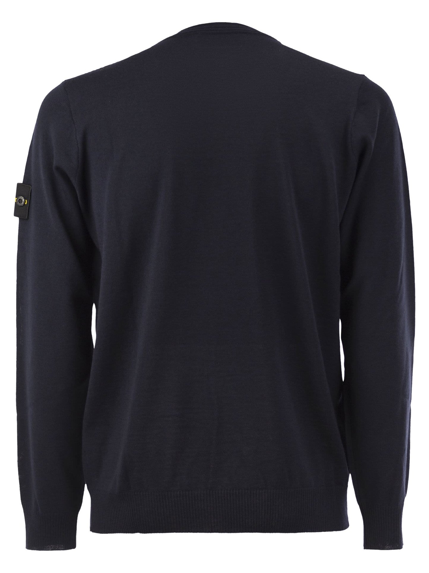 Stone Island Men Round-Neck Jumper With Embossed Stitching STONE ISLAND